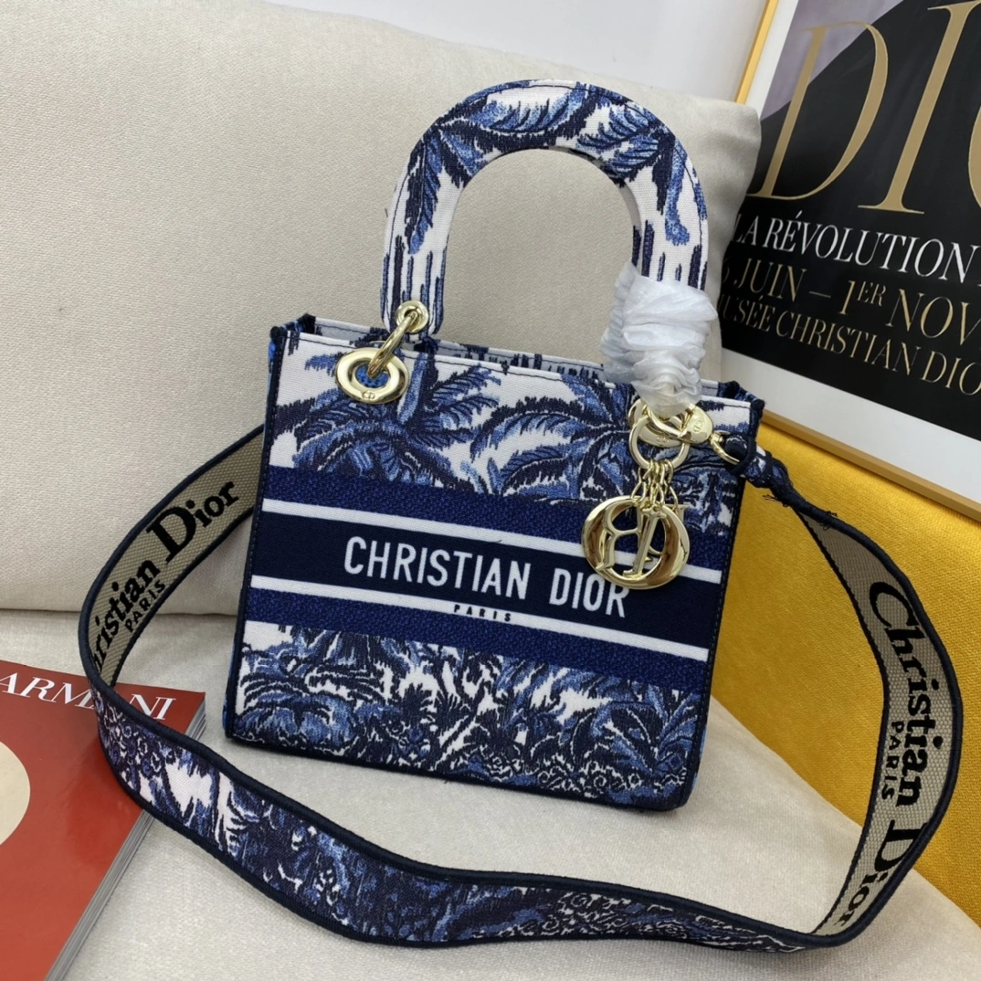 D*ior Top Bag 24*20*11cm Seasonal 7822