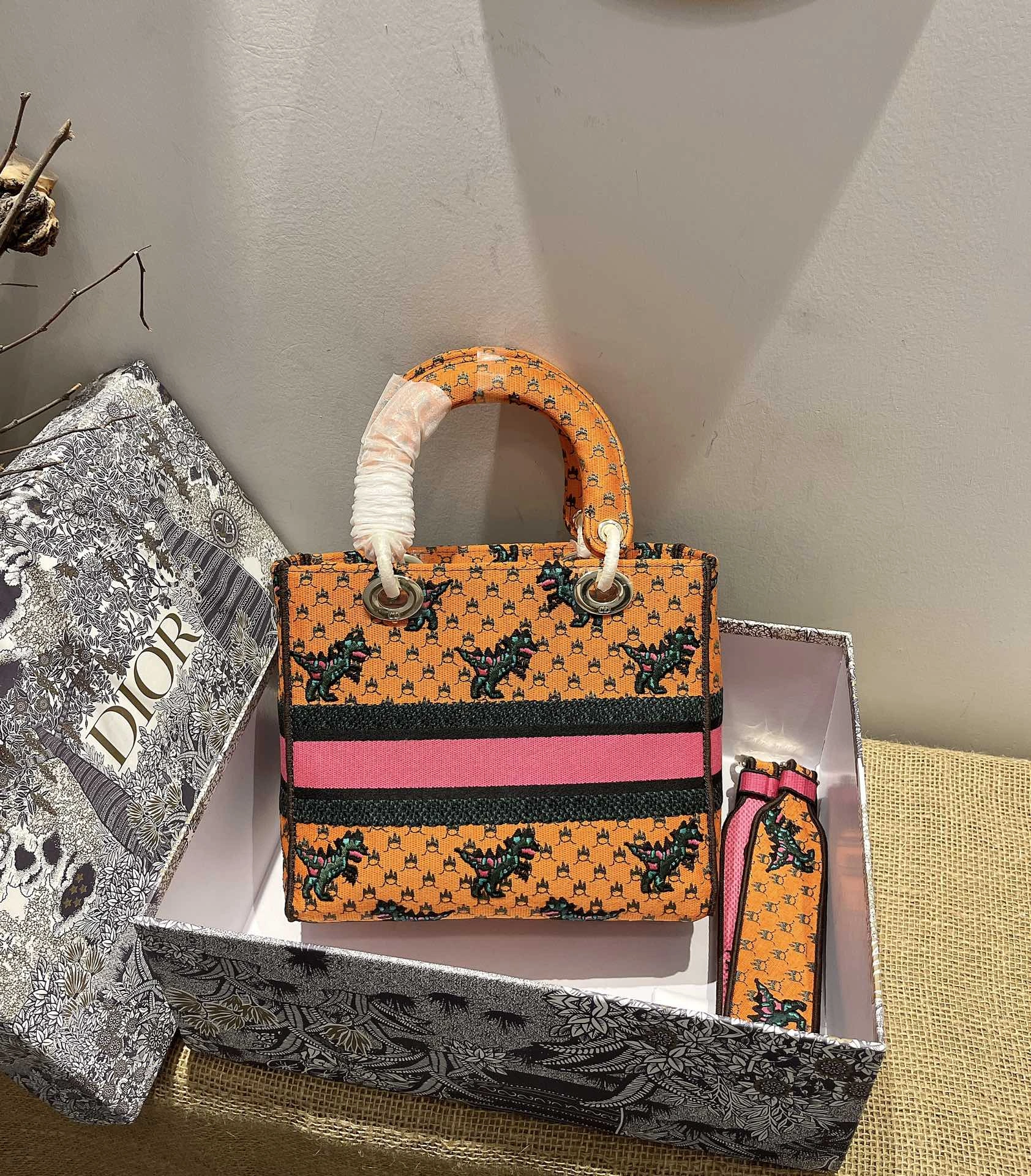 D*ior Top Bag 24*20*11cm HighPerformance 7725