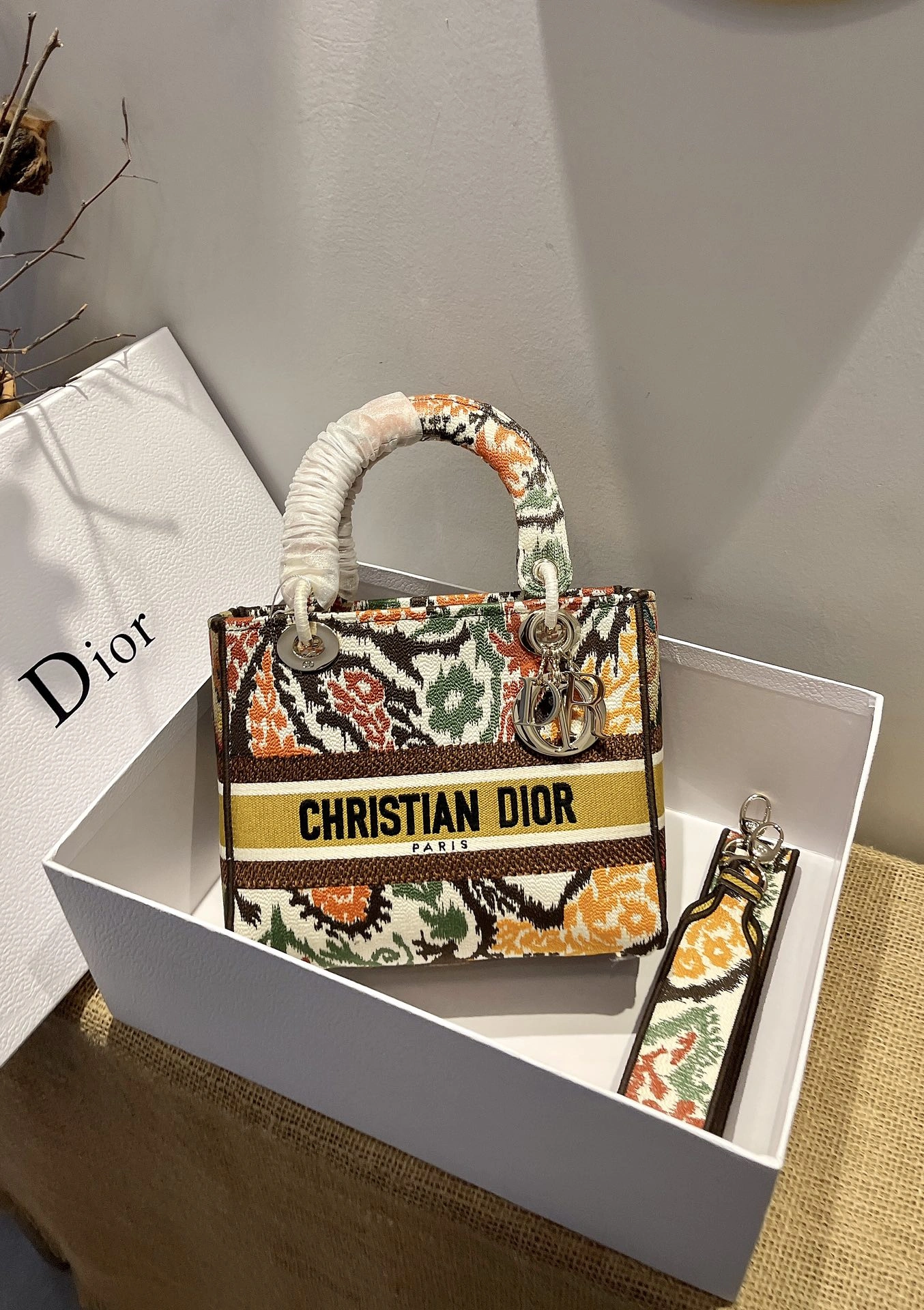 Resilient D*ior Top Bag 24*20*11cm 7738