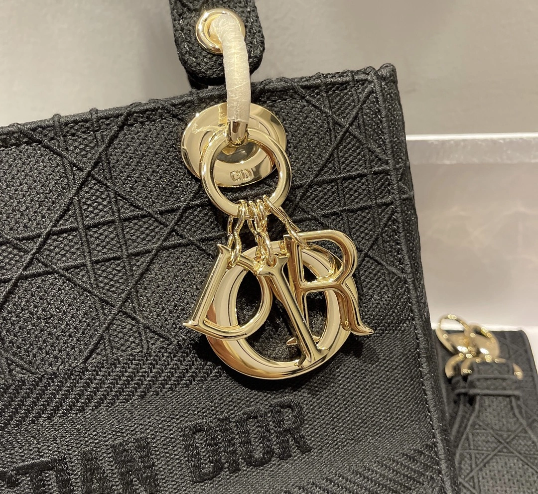 D*ior Top Bag 24*20*11cm Fashionable 7736
