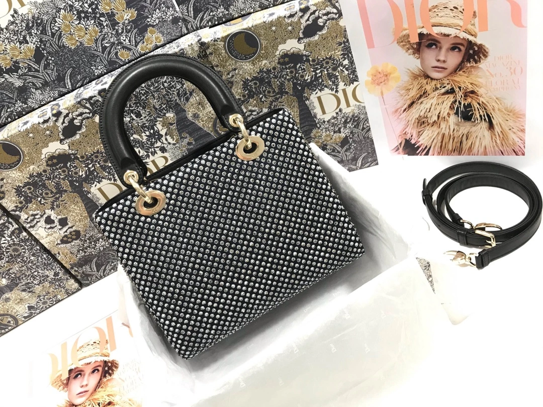 D*ior Top Bag 24*20*11cm Seasonal 7783