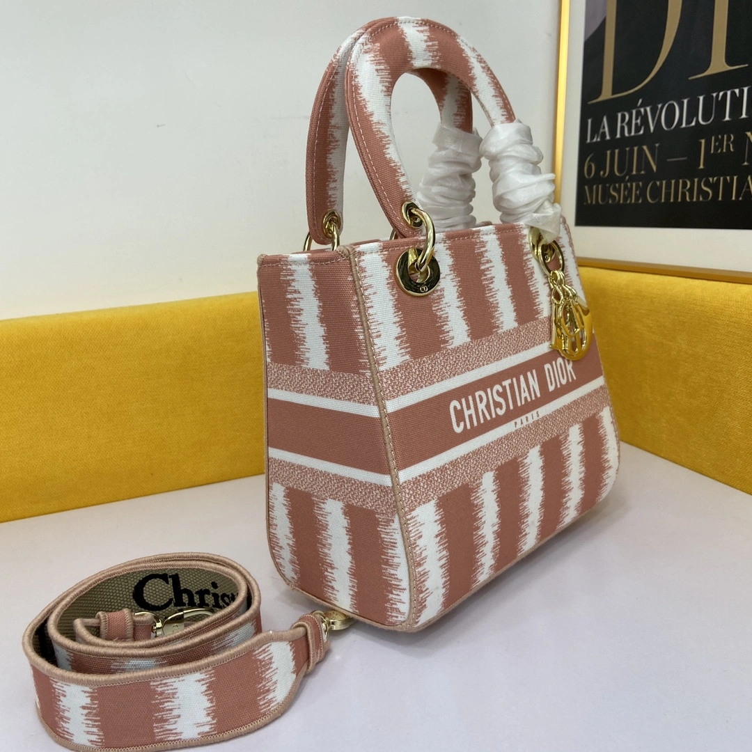 D*ior Top Bag 24*20*11cm Unisex 7830