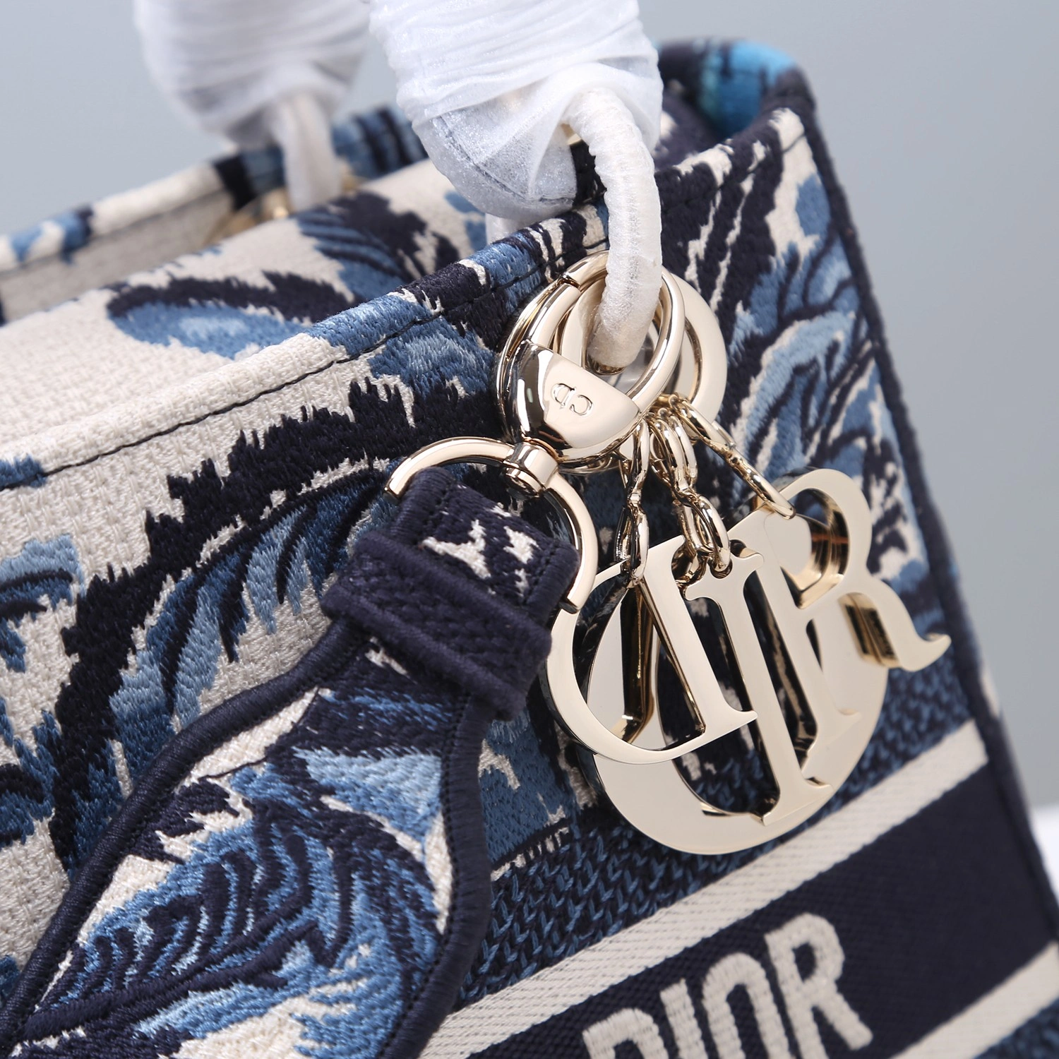 D*ior Top Bag 24*20*11cm SmoothTexture 7852