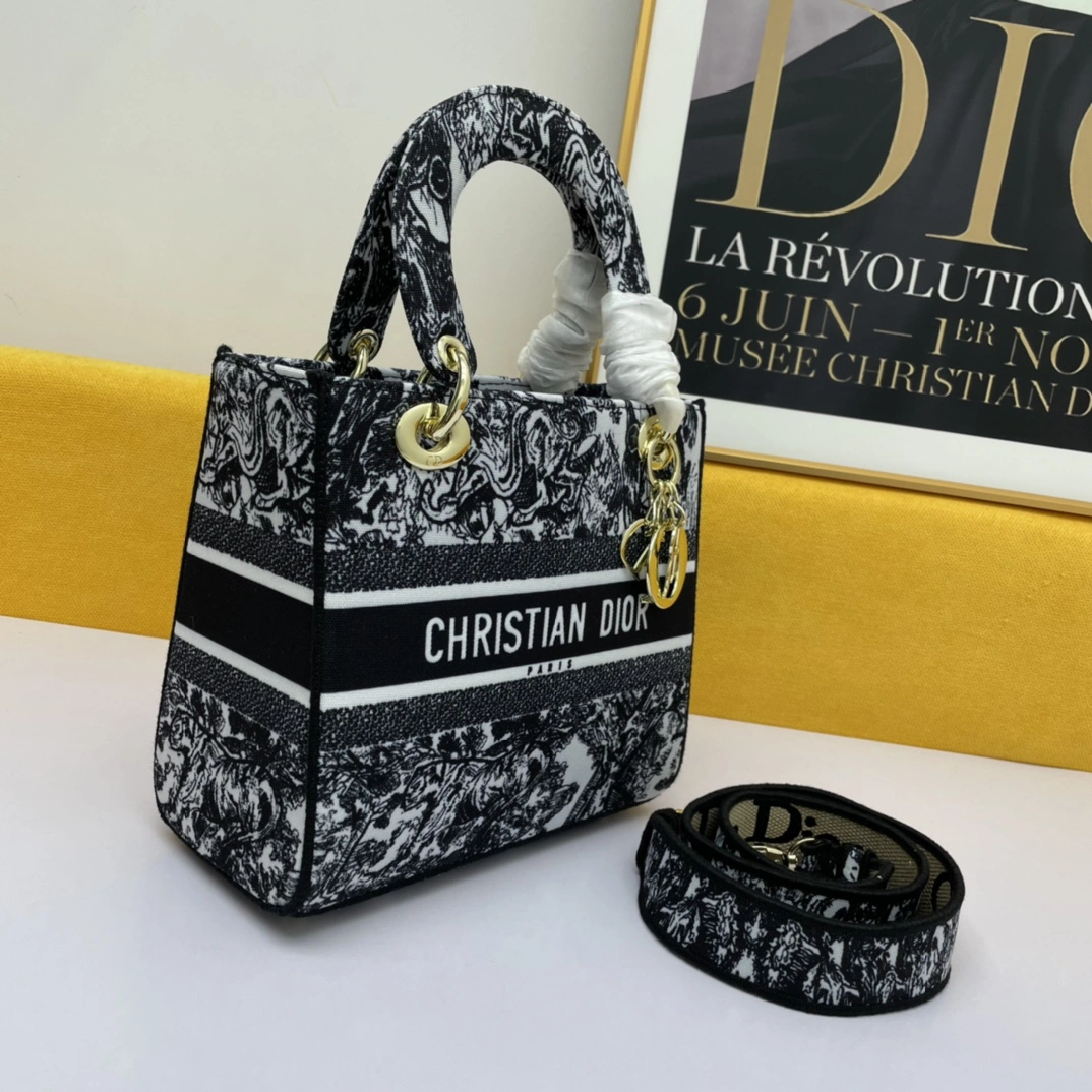 OdorResistant D*ior Top Bag 24*20*11cm 7835