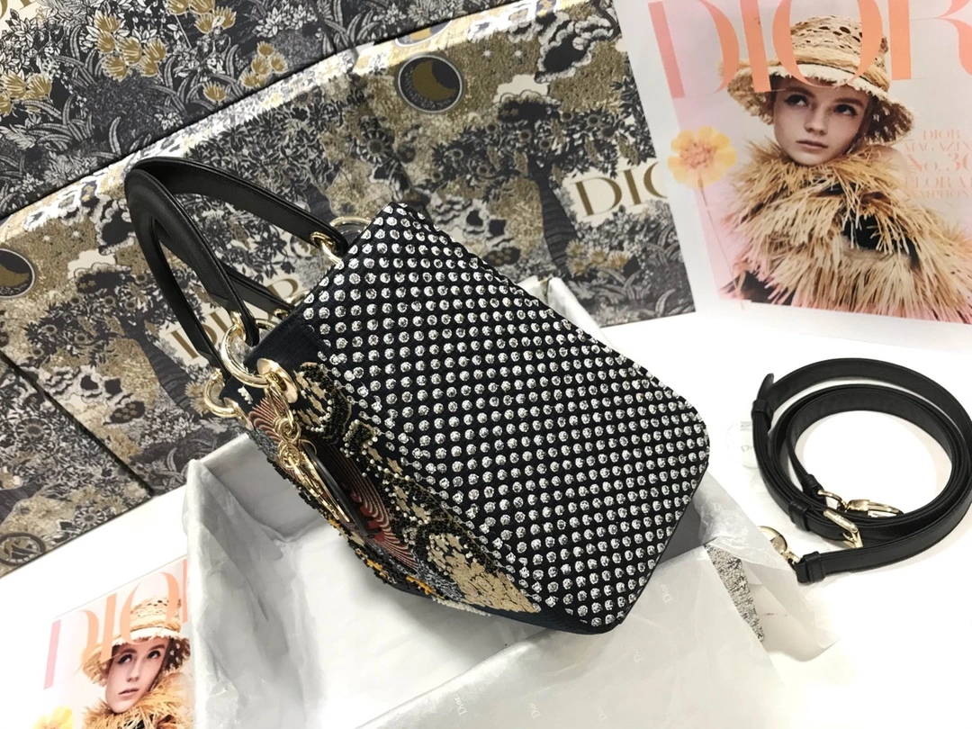 D*ior Top Bag 24*20*11cm Seasonal 7783