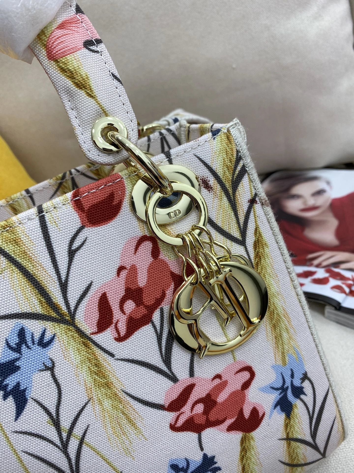 D*ior Top Bag 24*20*11cm Seasonal 7820