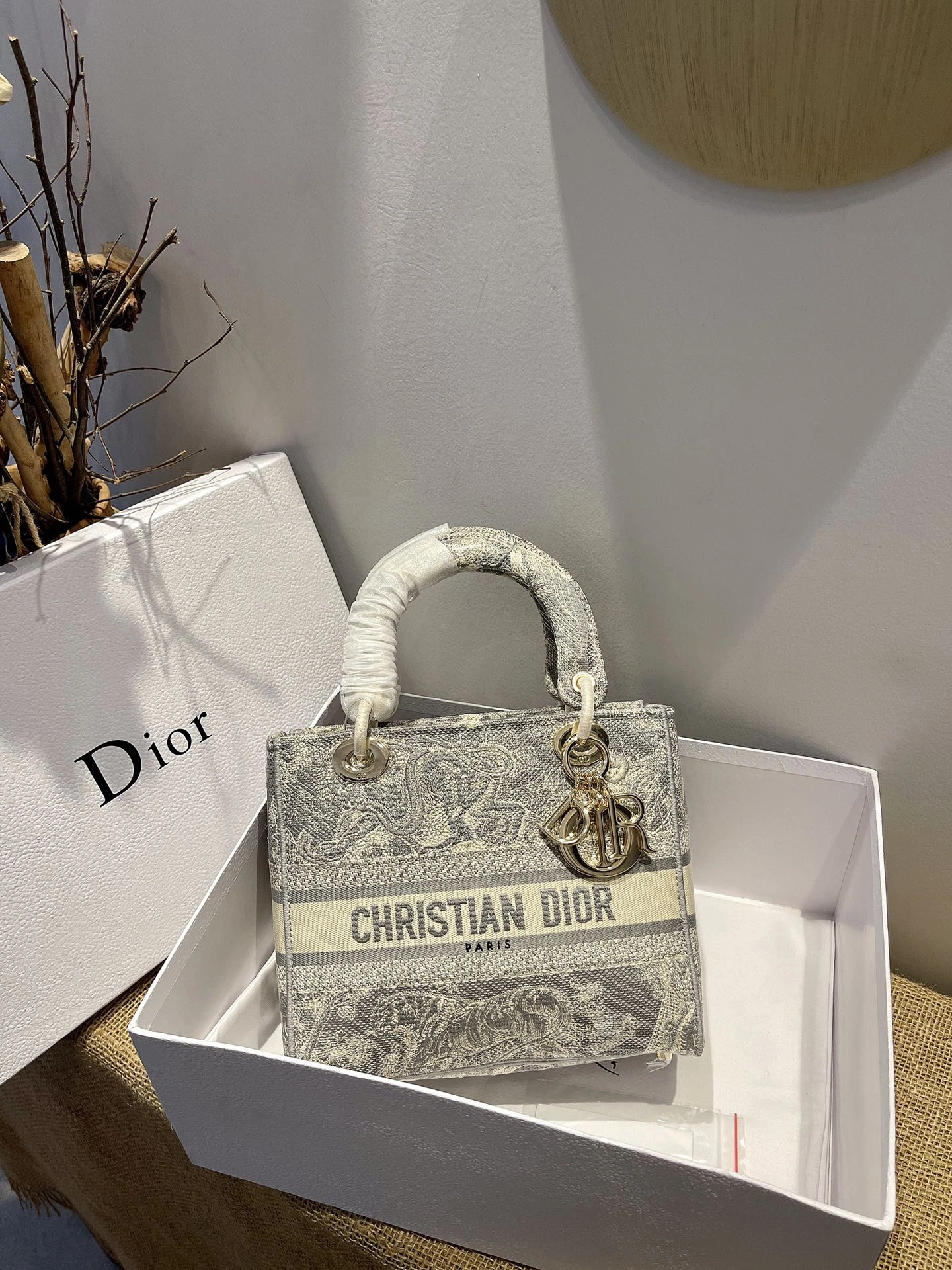 TopPick D*ior Top Bag 24*20*11cm 7740