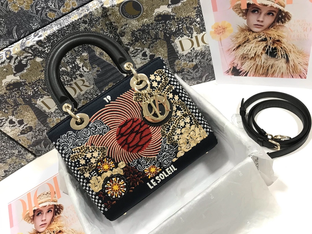D*ior Top Bag 24*20*11cm Seasonal 7783