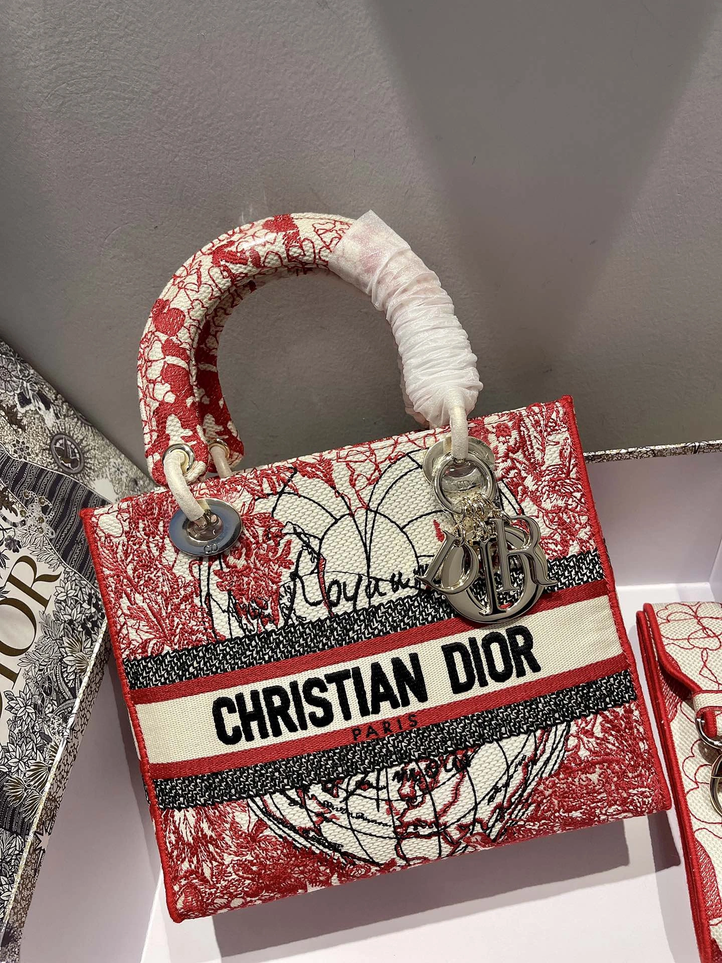 Youthful D*ior Top Bag 24*20*11cm 7723