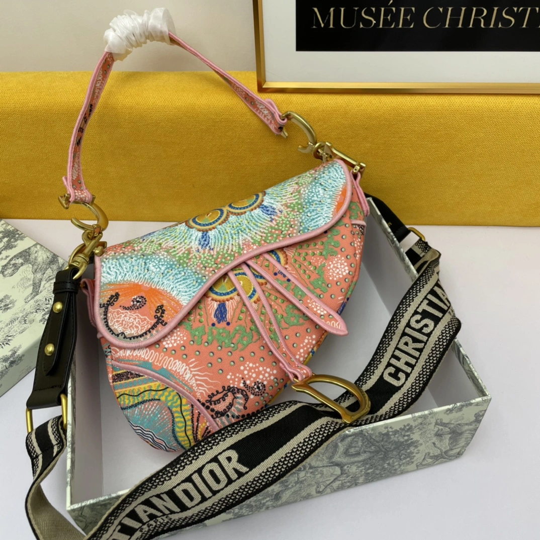 Versatile D*ior Top Bag 24*6*18cm 7789