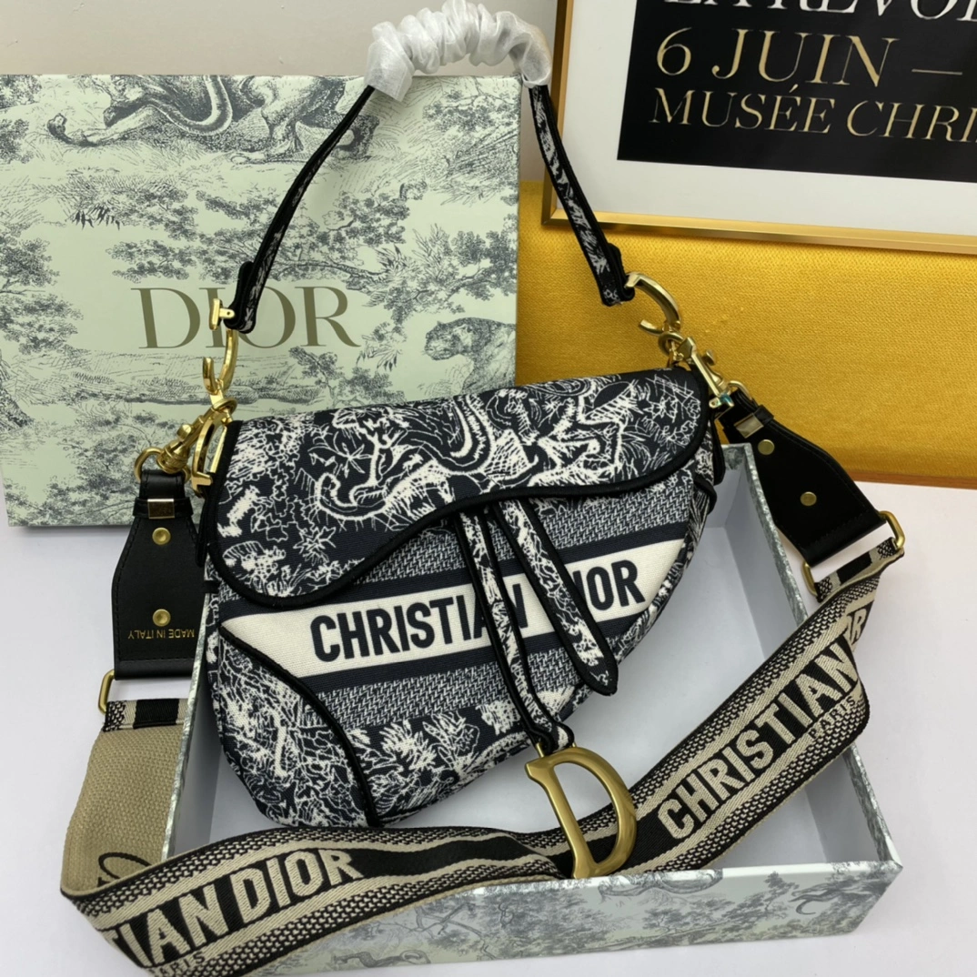 TechFriendly D*ior Top Bag 24*6*18cm 7772