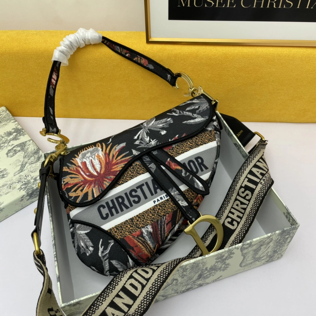 D*ior Top Bag 24*6*18cm Soft 7793