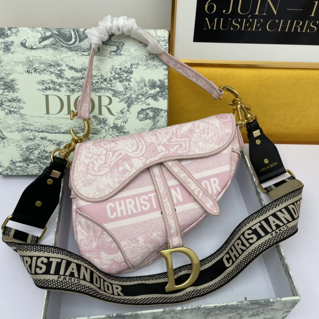 Breathable D*ior Top Bag 24*6*18cm 7801
