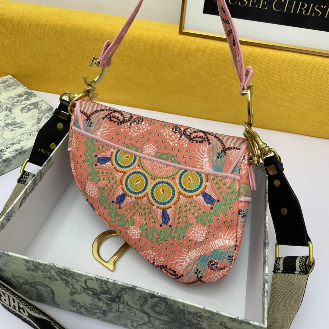 Versatile D*ior Top Bag 24*6*18cm 7789