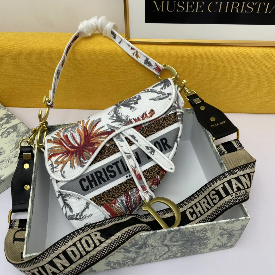 D*ior Top Bag 24*6*18cm Comfortable 7788
