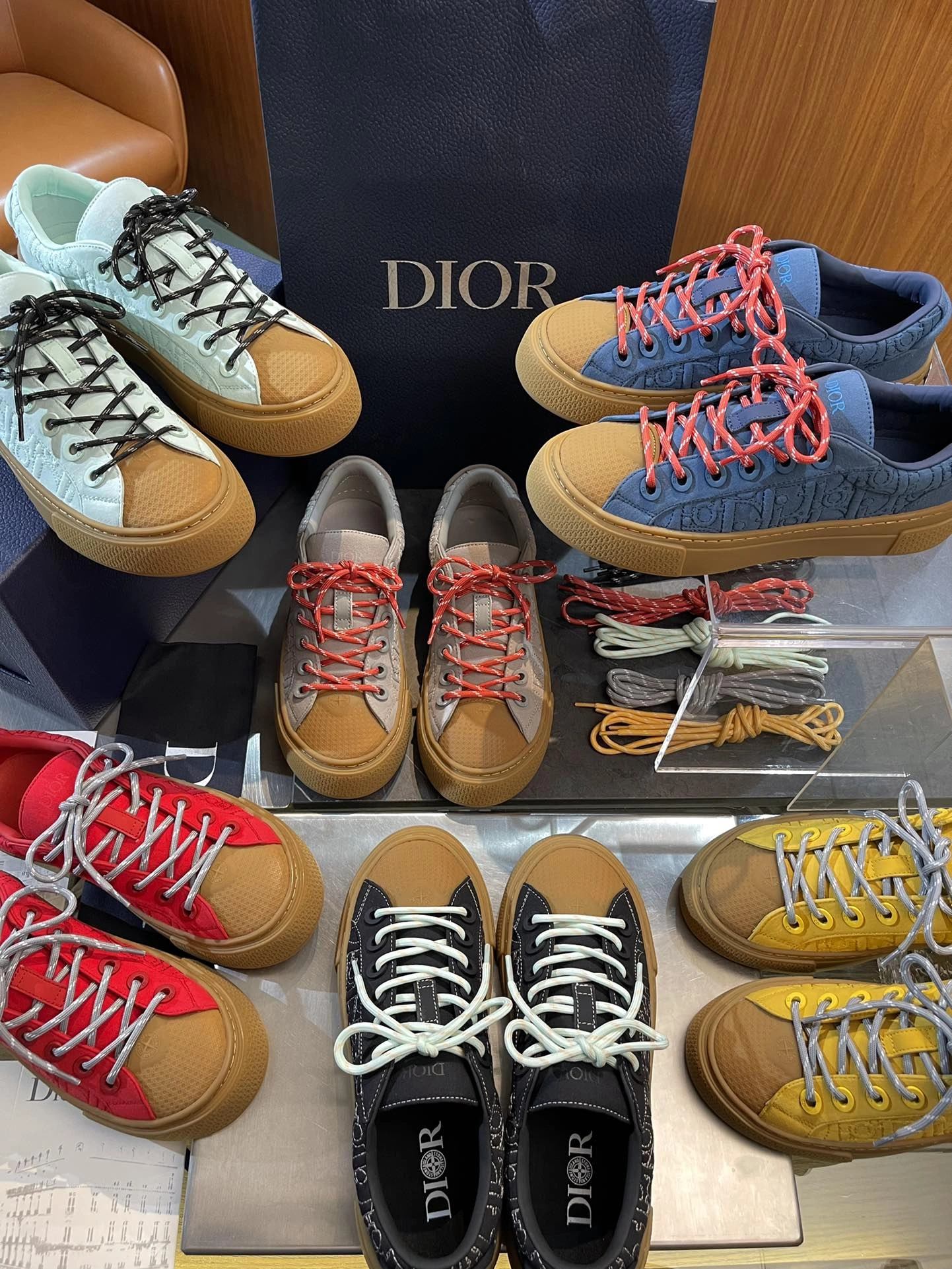 Unisex D*ior Top Sneaker Low RR 20240815- 5635