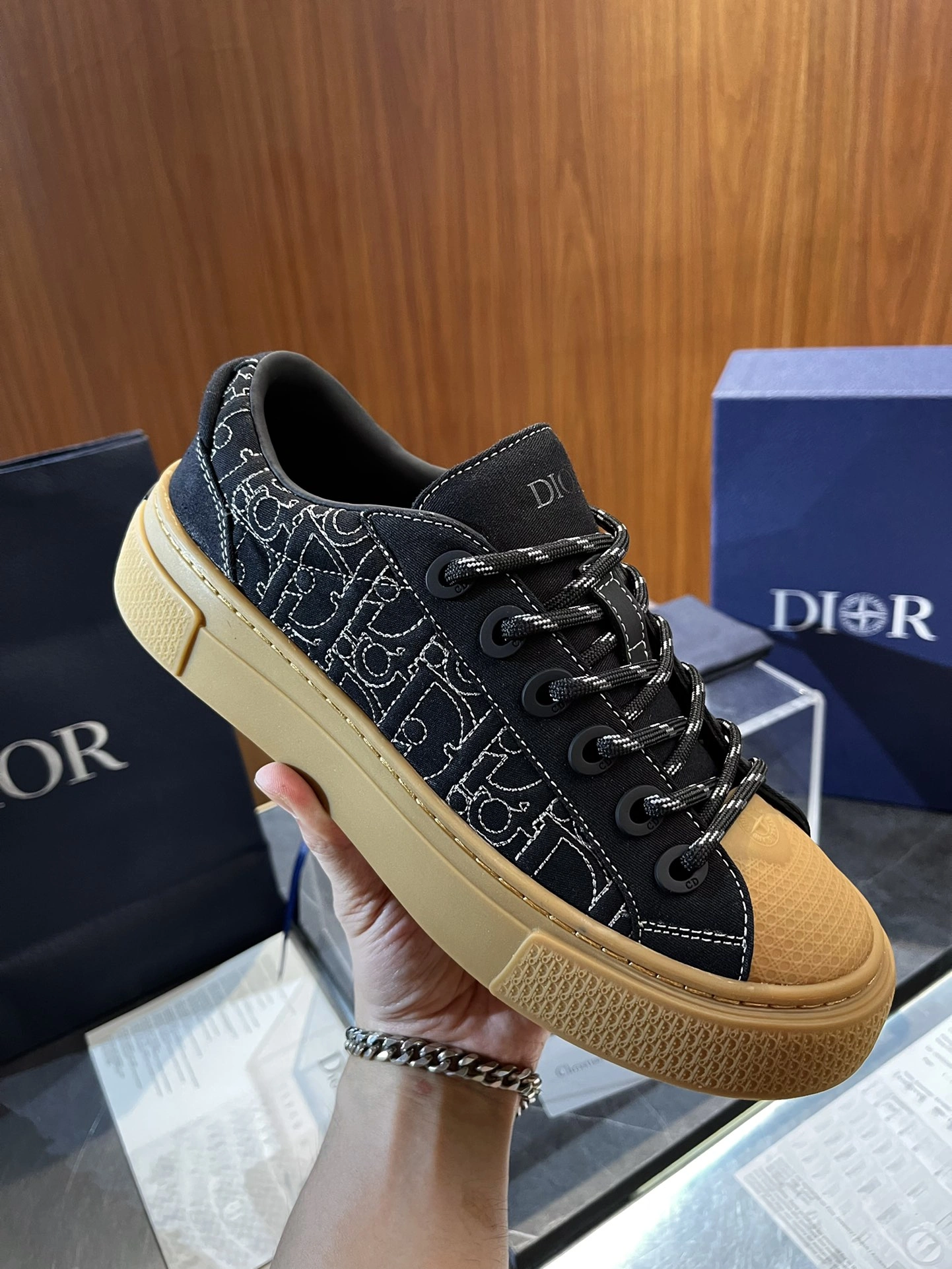 D*ior Top Sneaker Low RR 20240815- ComfortFit 5639