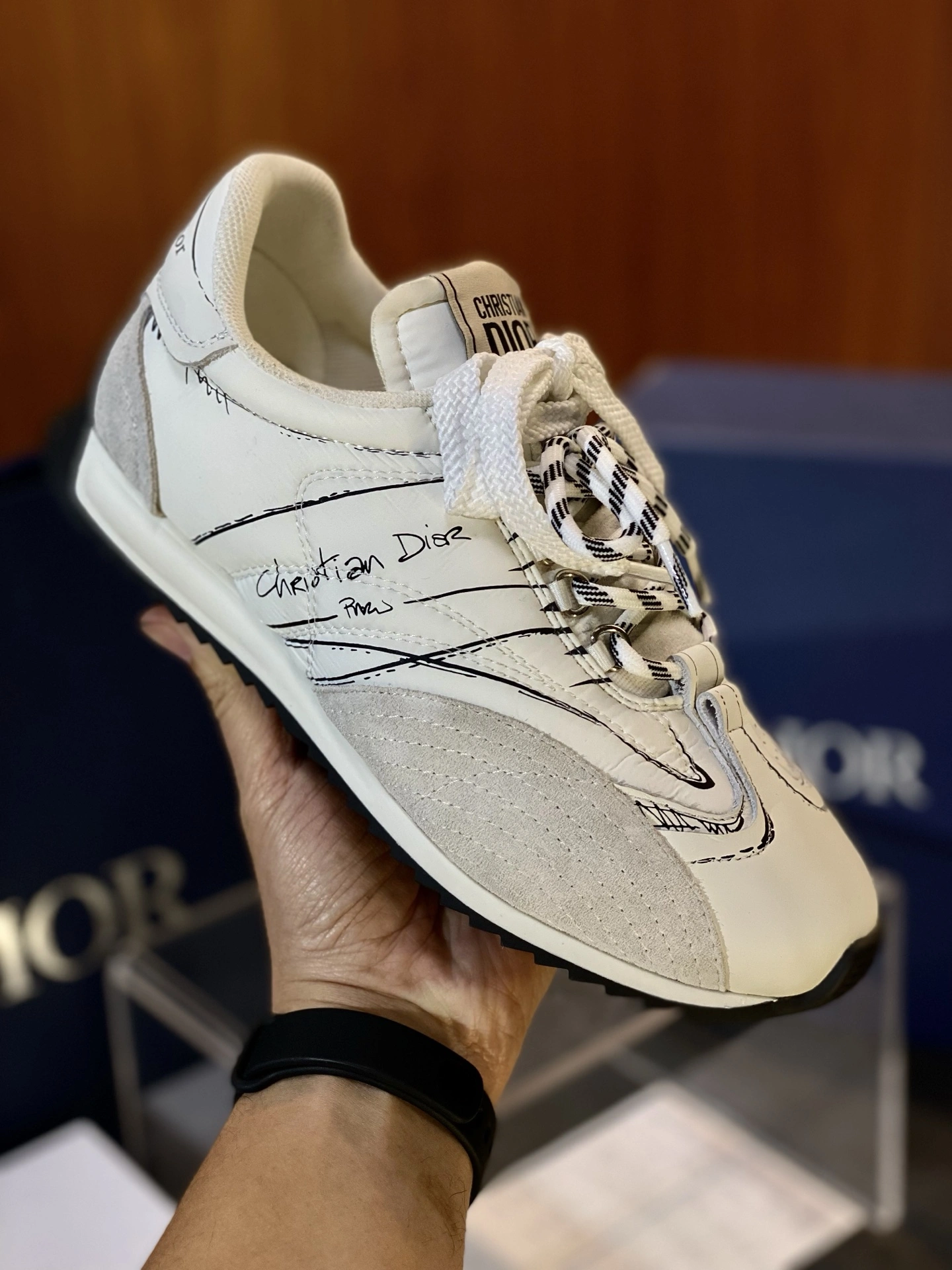Breathable D*ior Top Sneaker Low RR 20250416- 5626