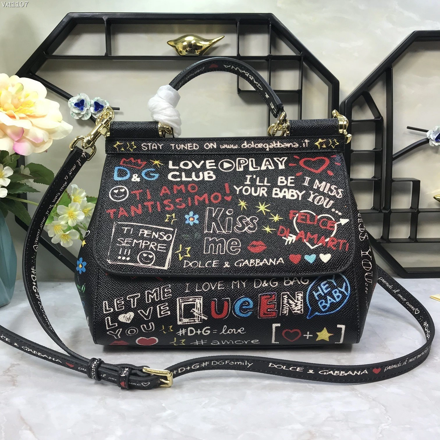 D*olce&G*abbana Top Bag 25*20*12cm Snug 9711
