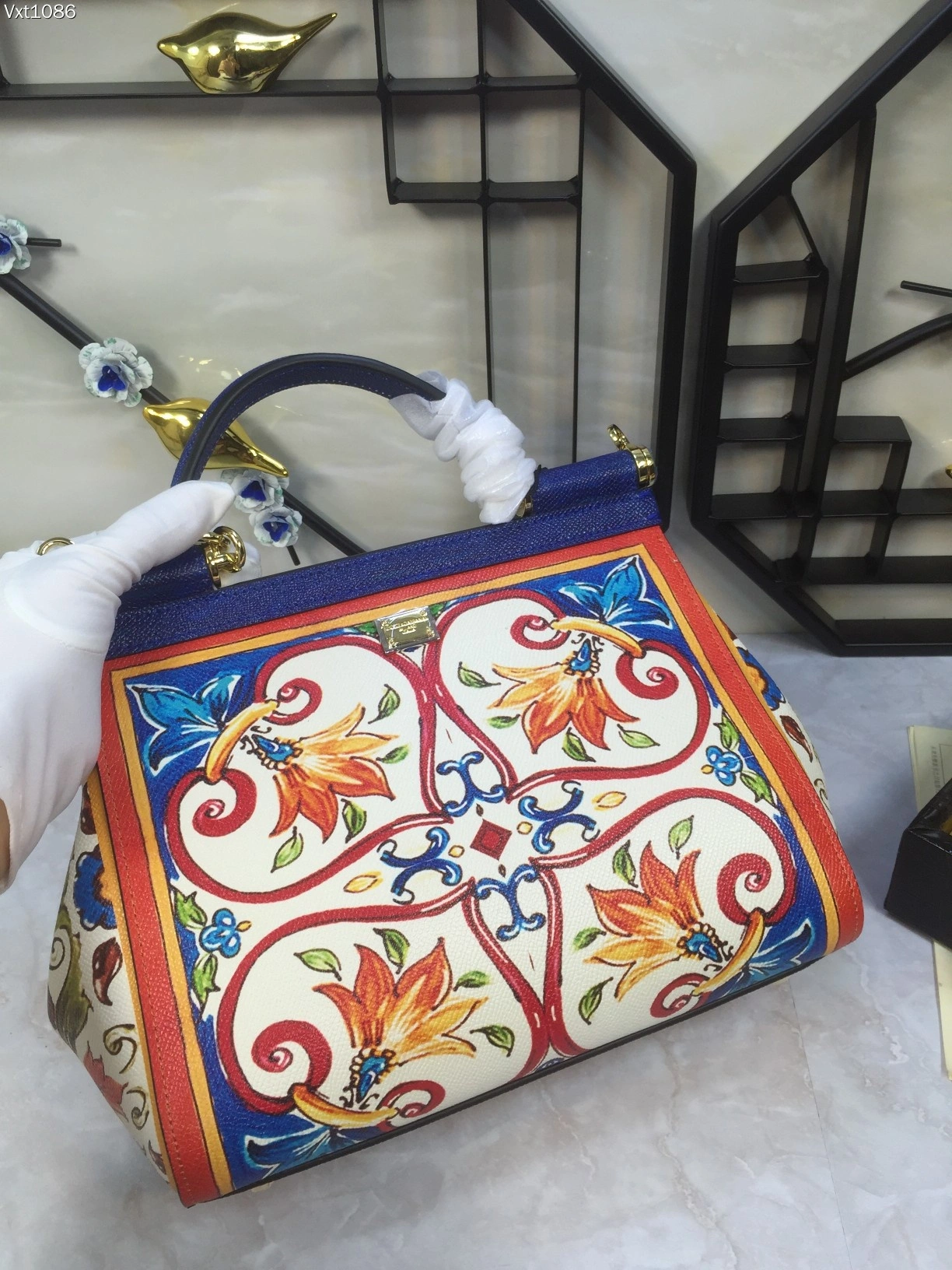 D*olce&G*abbana Top Bag 25*20*12cm Versatile 9701