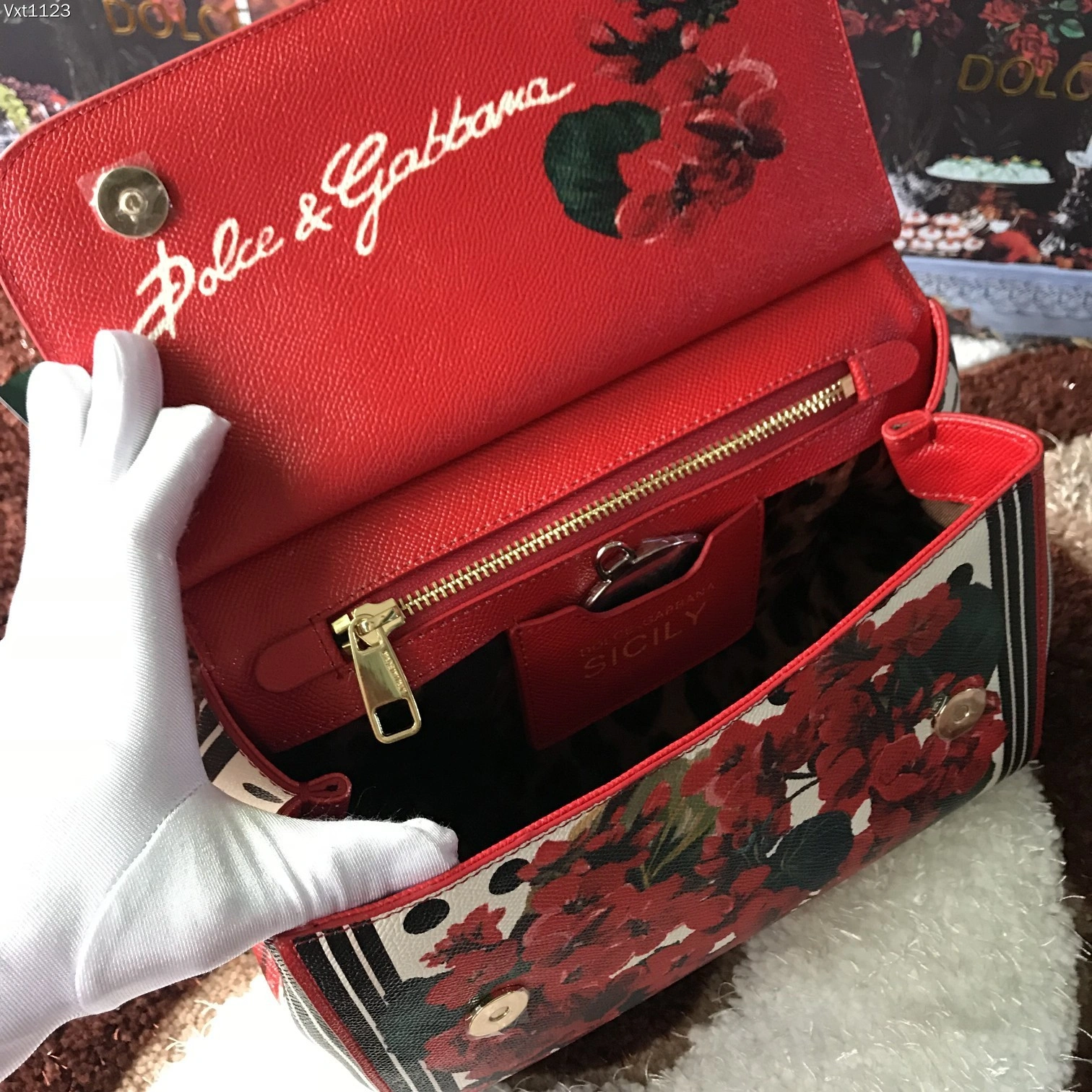 D*olce&G*abbana Top Bag 25*20*12cm HighPerformance 9718