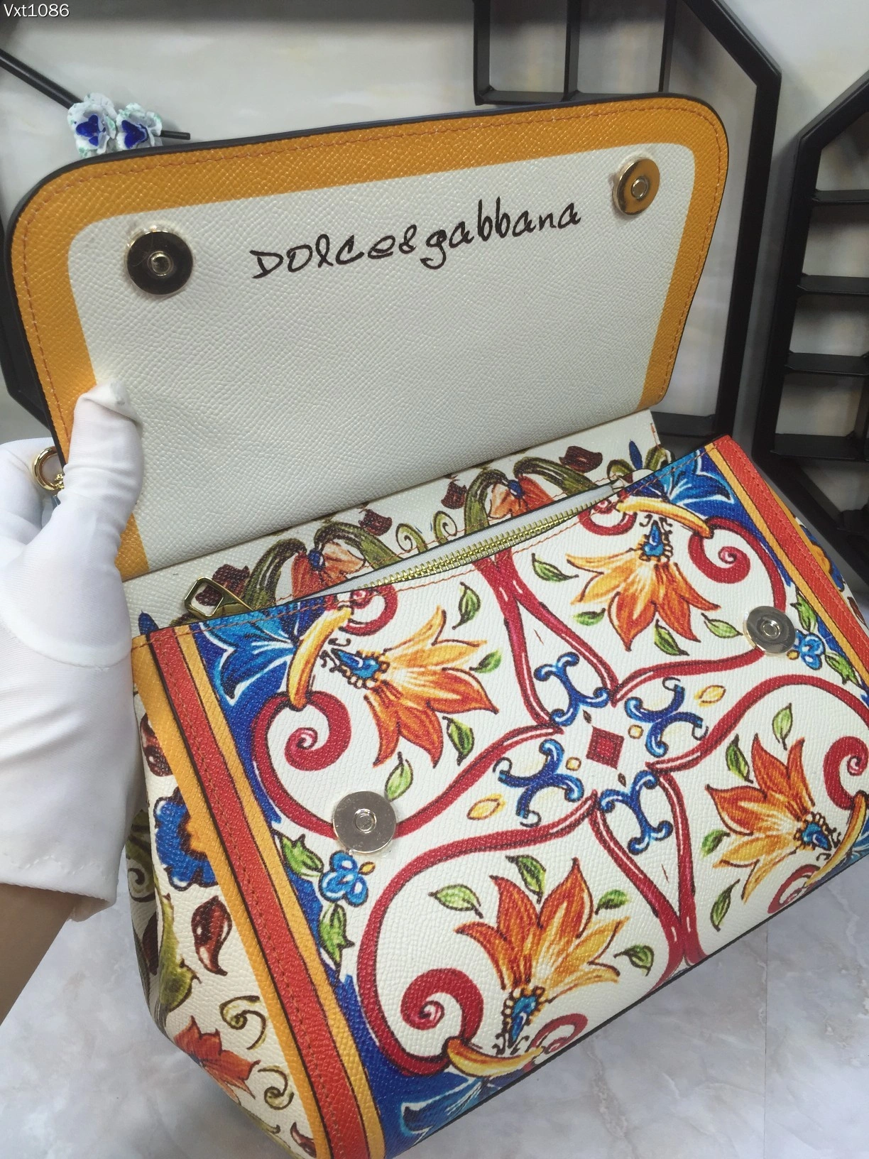 D*olce&G*abbana Top Bag 25*20*12cm Versatile 9701
