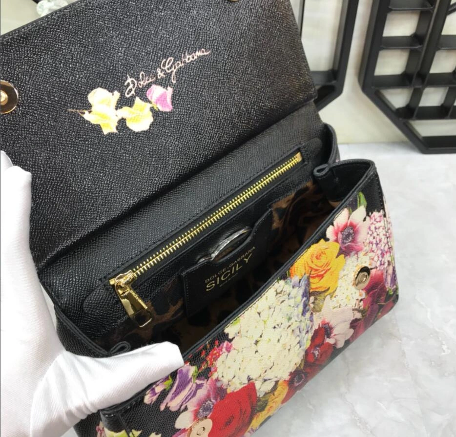 D*olce&G*abbana Top Bag 25X20X12cm Lightweight 9659