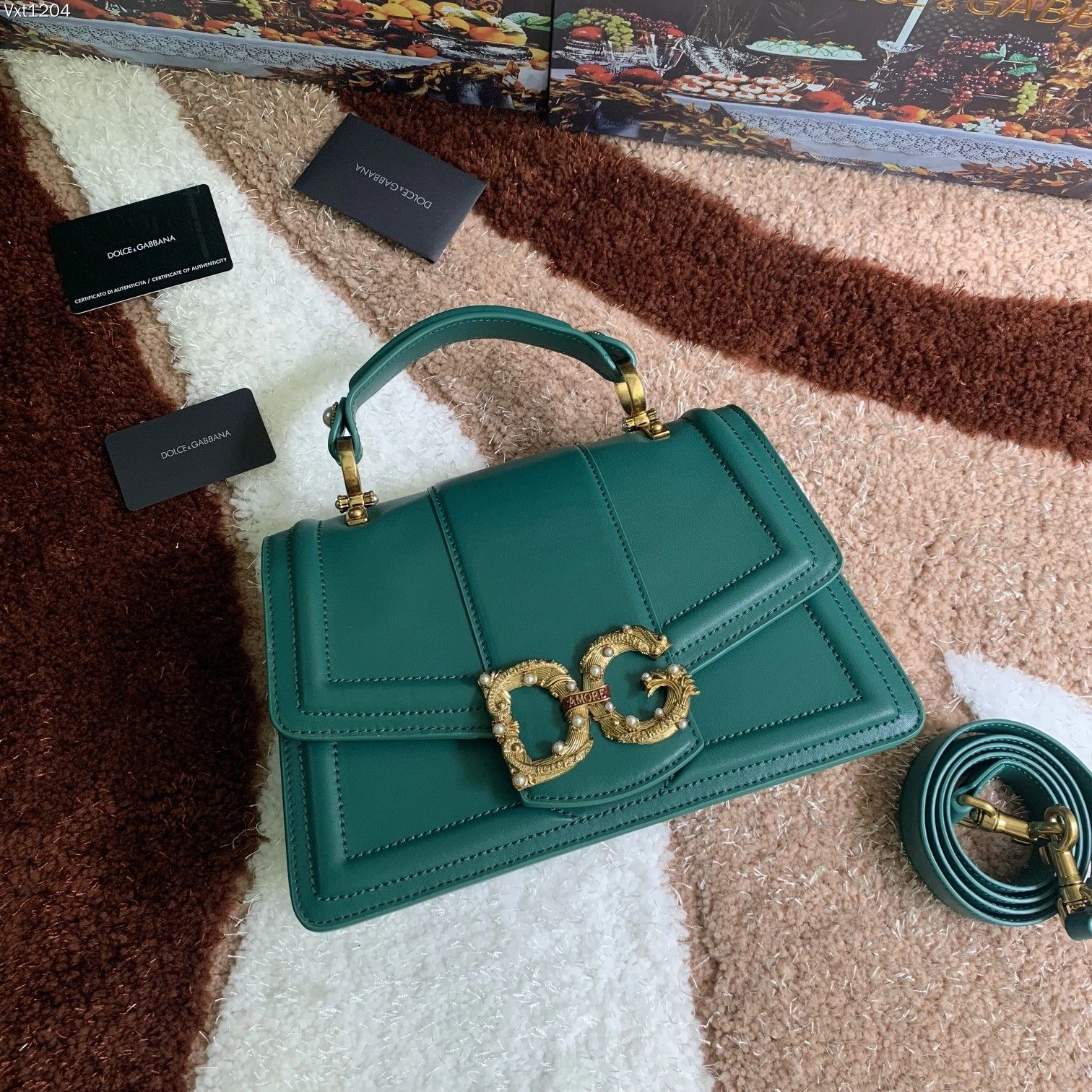D*olce&G*abbana Top Bag 27*18*8cm Durable 9695