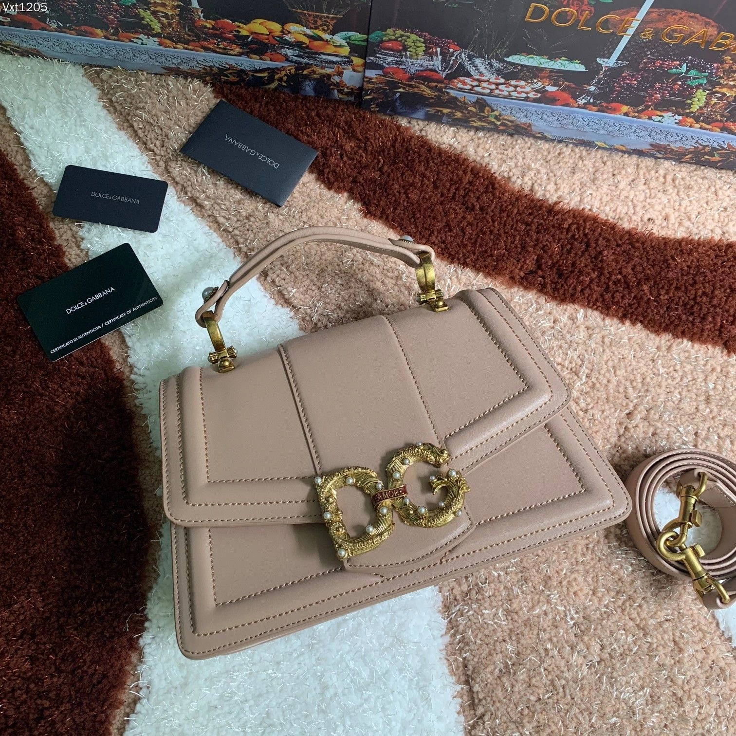 Elegant D*olce&G*abbana Top Bag 27*18*8cm 9696