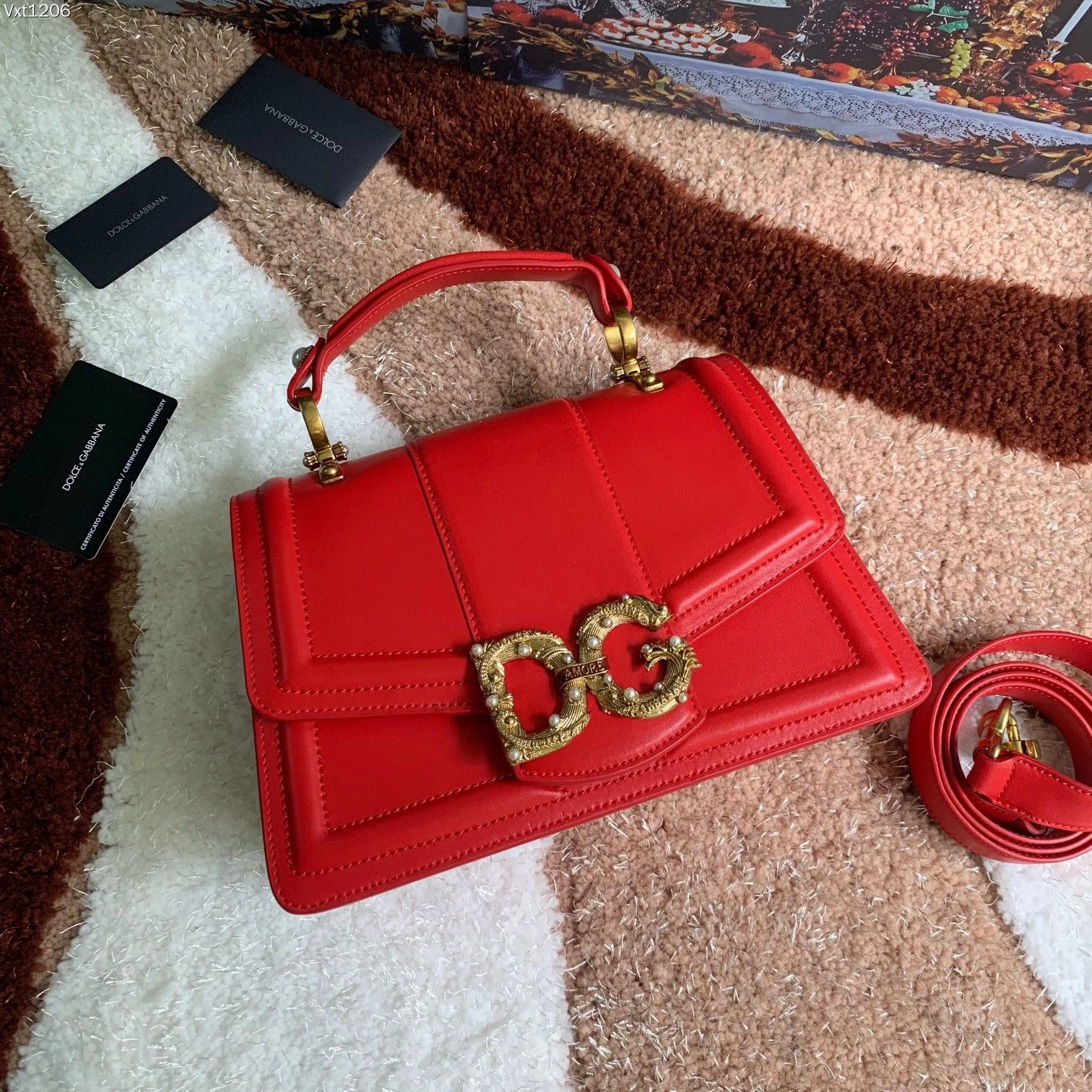 D*olce&G*abbana Top Bag 27*18*8cm Neat 9697
