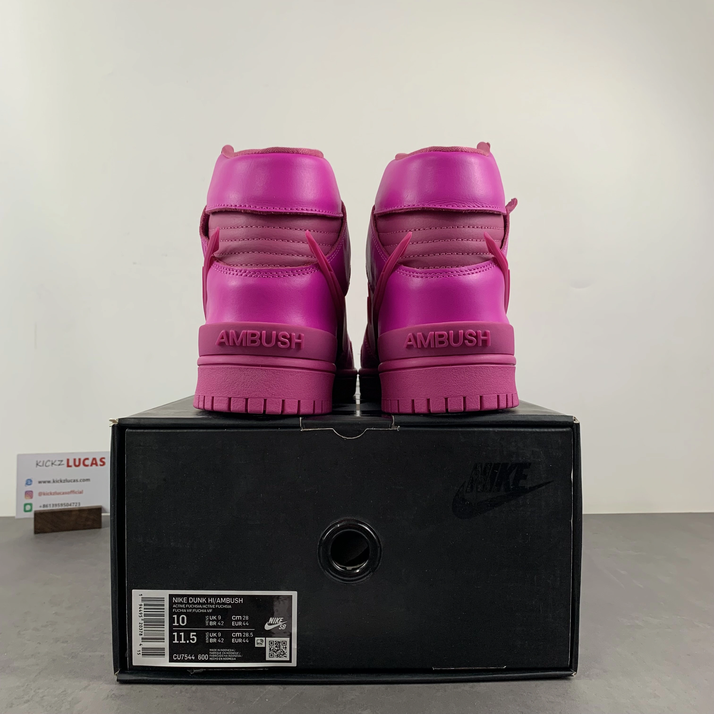 Dunk High AMBUSH Active Fuchsia CU7544- DailyWear 586