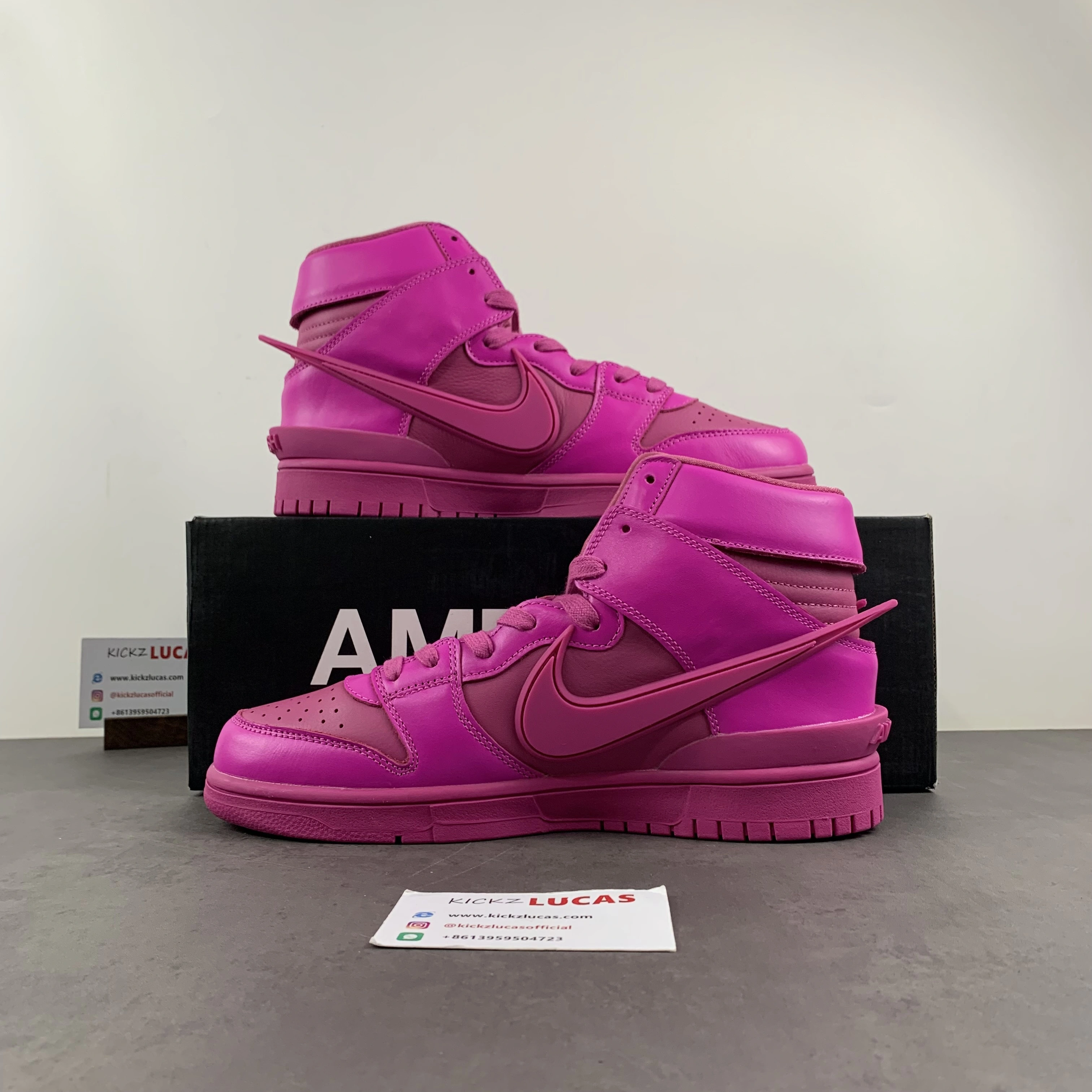 Dunk High AMBUSH Active Fuchsia CU7544- DailyWear 586