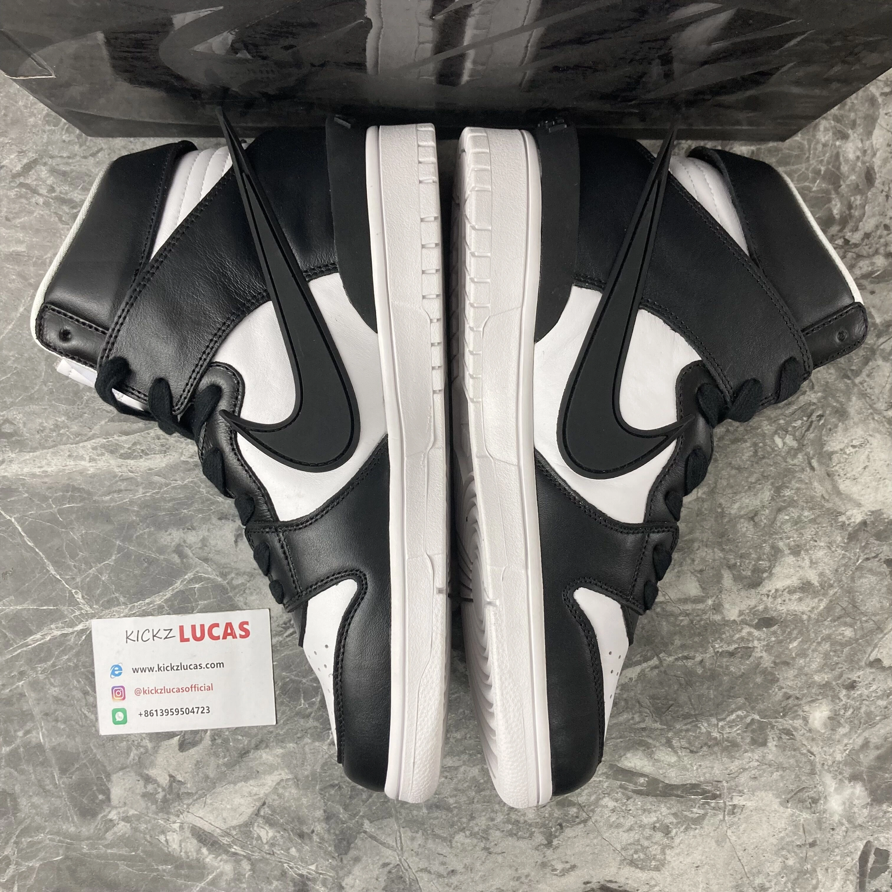 Unisex Dunk High Ambush Black White CU7544- 599
