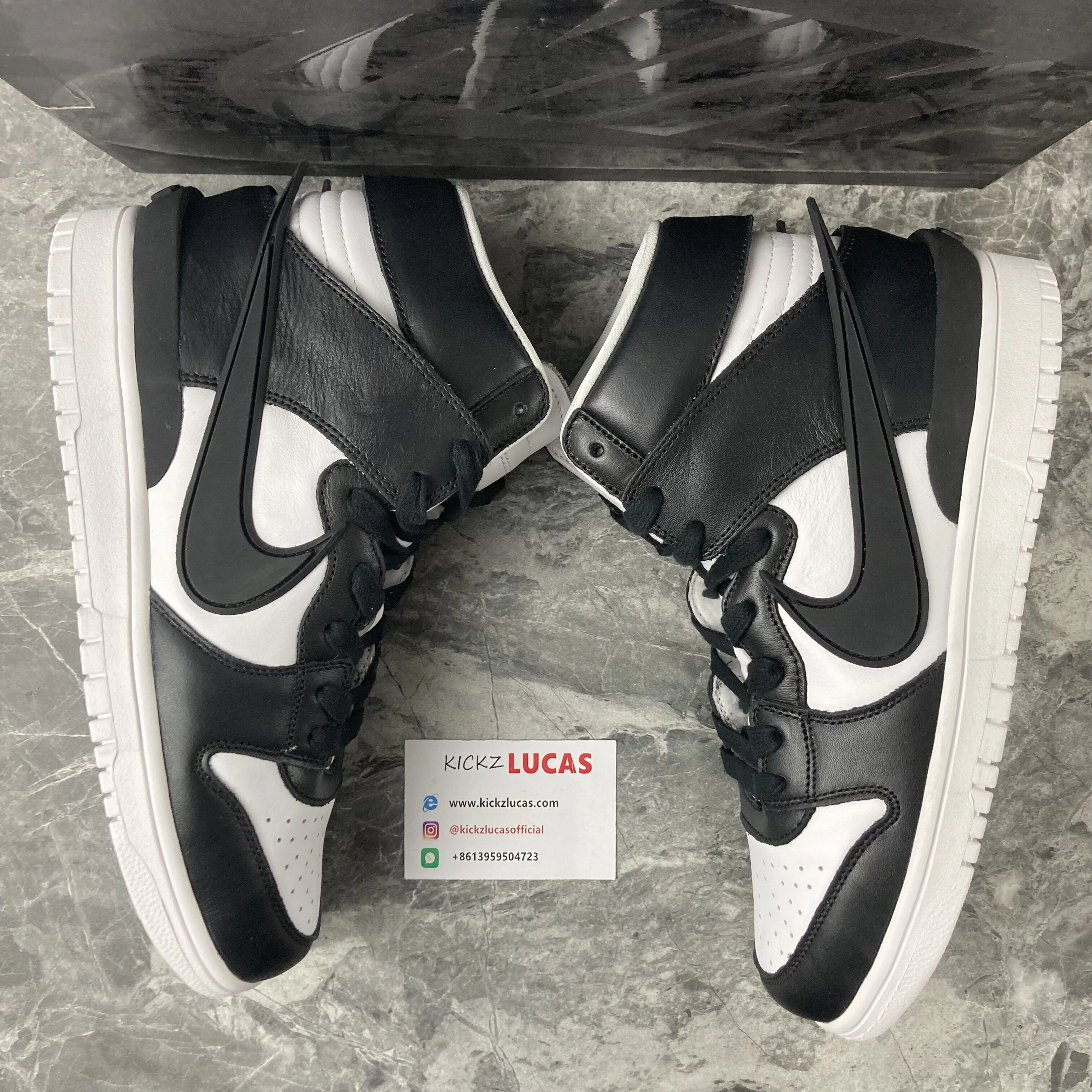 Unisex Dunk High Ambush Black White CU7544- 599