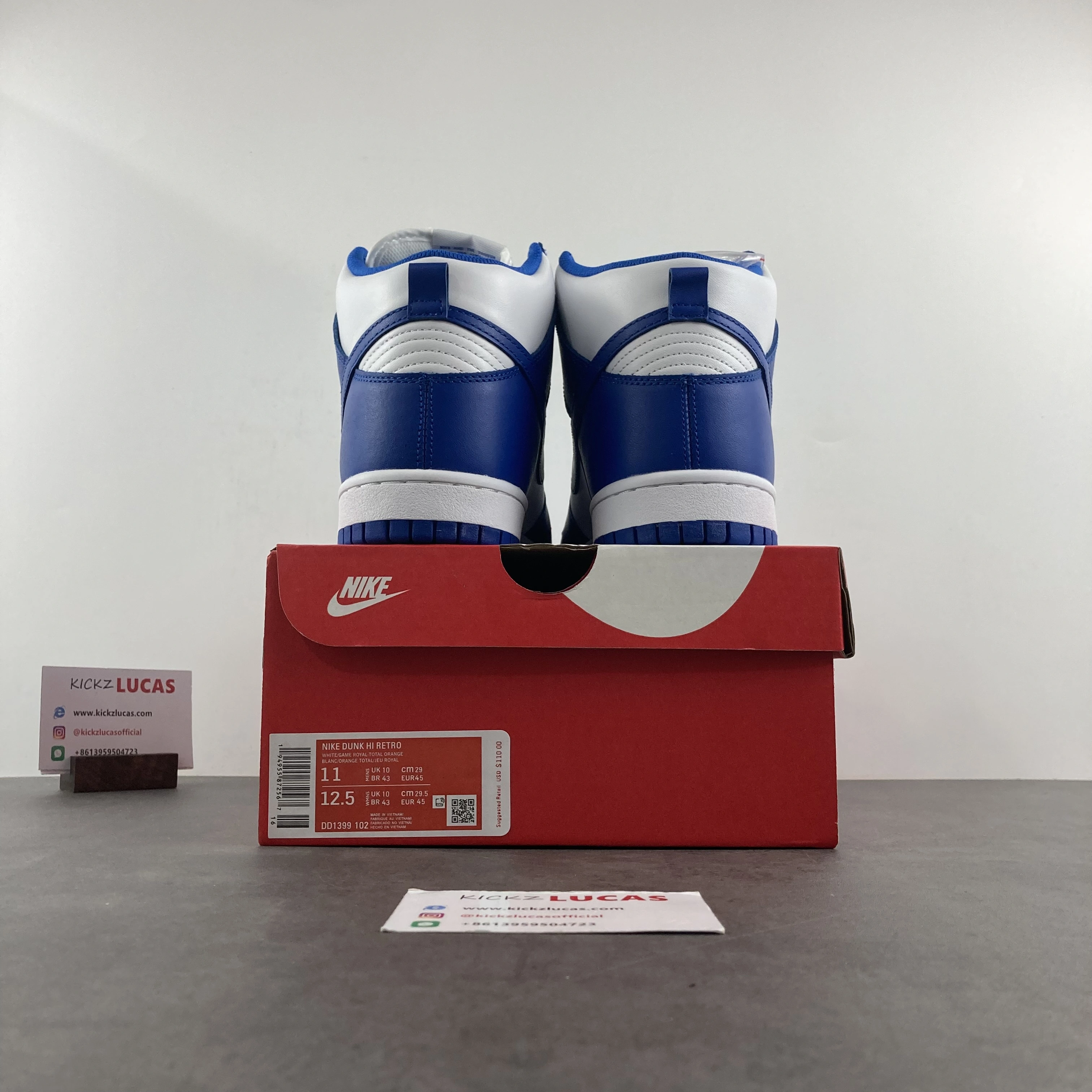 Comfortable Dunk High Game Royal DD1399- 287