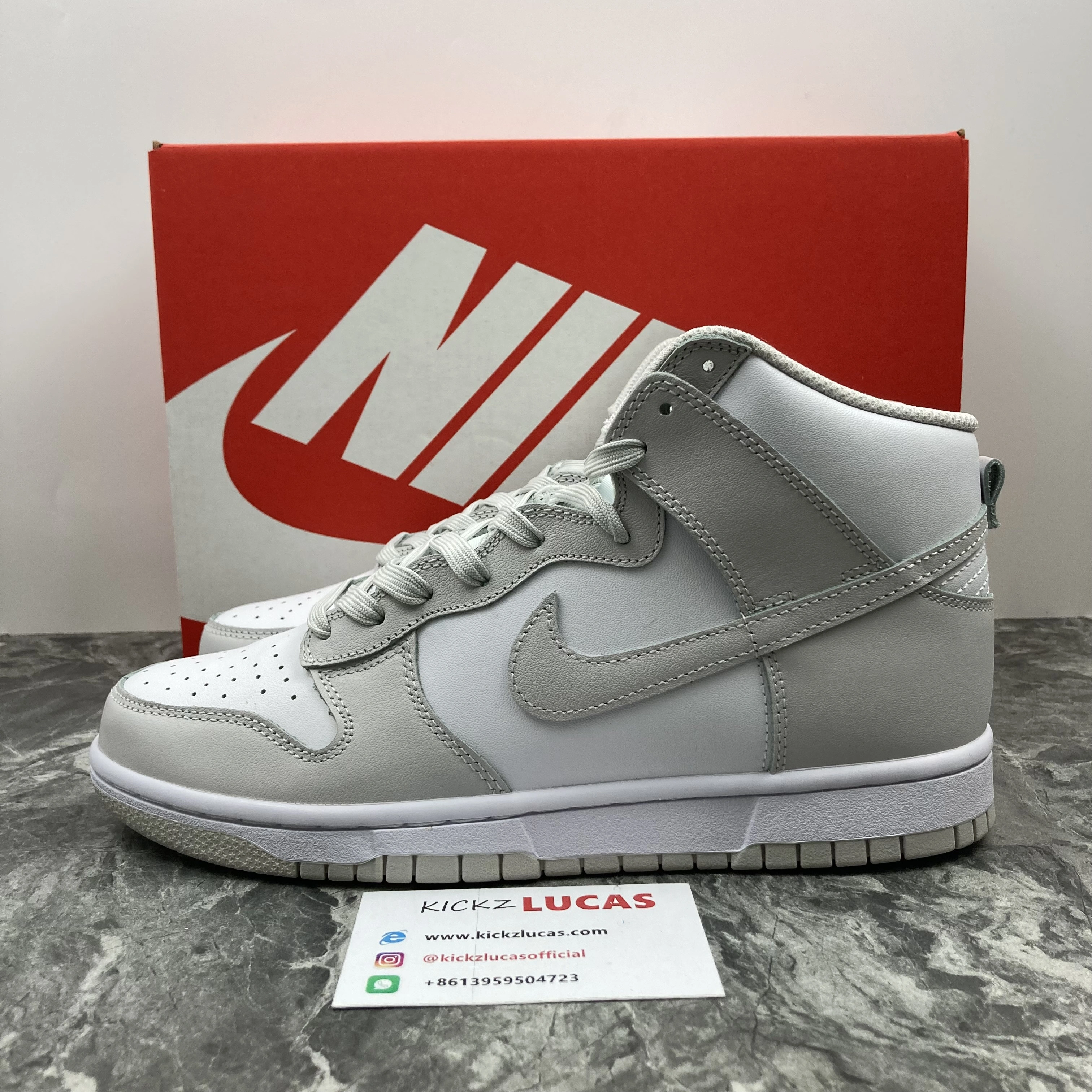 Dunk High Retro White Vast Grey DD1399- Elegant 595