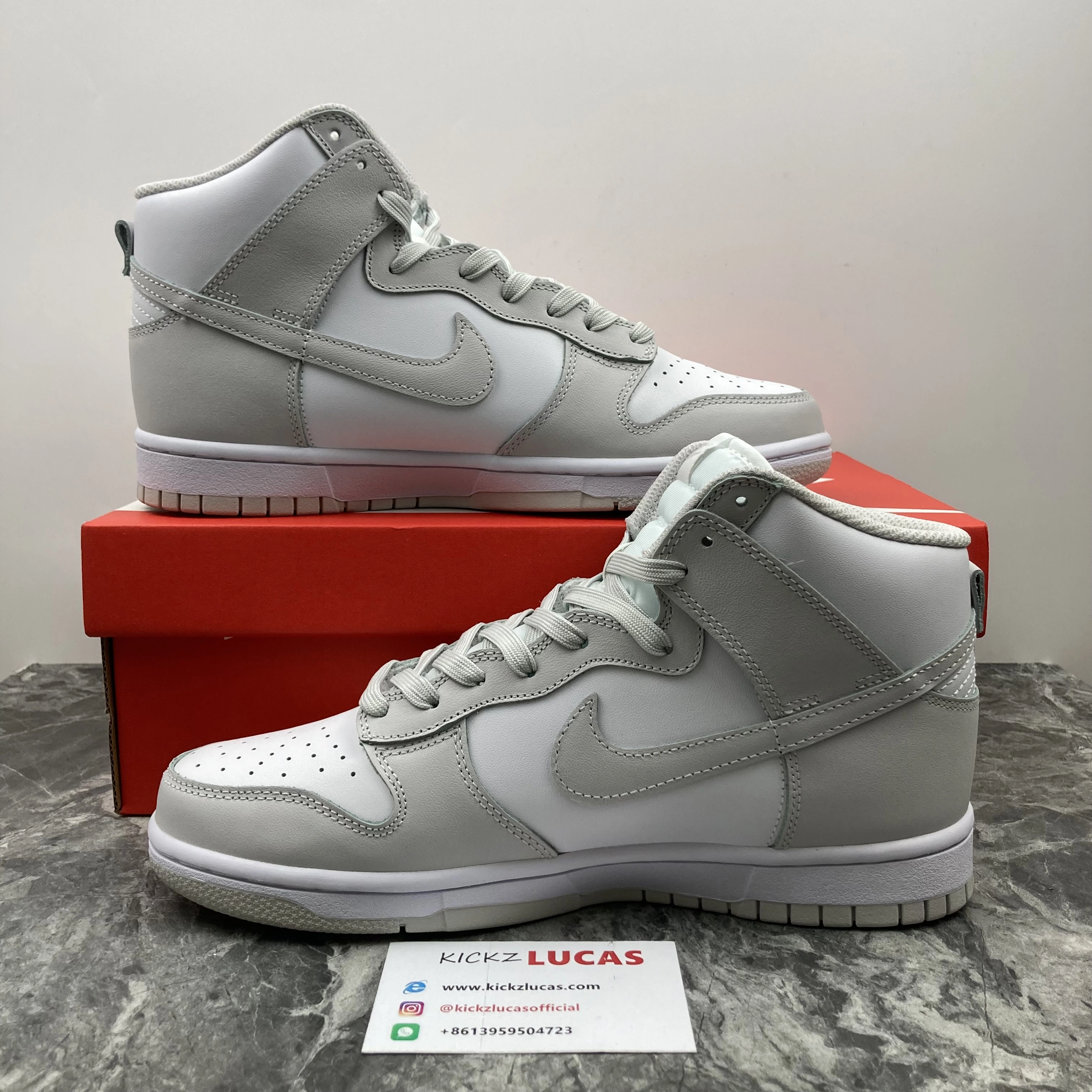 Dunk High Retro White Vast Grey DD1399- Elegant 595