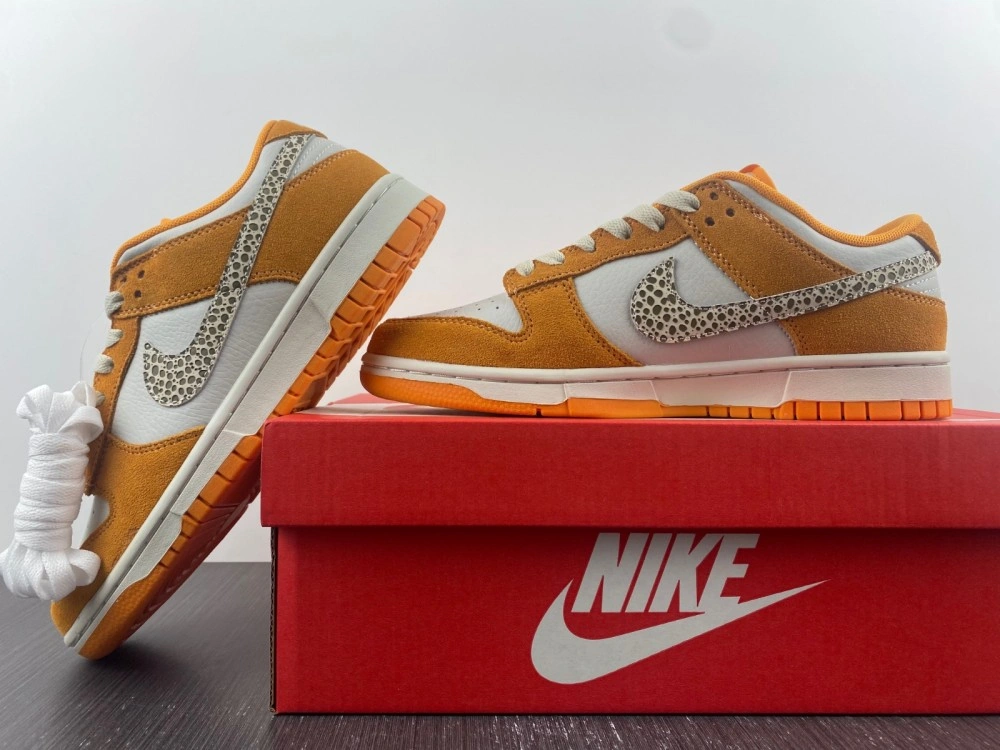 Effortless Dunk Low AS Safari Swoosh Kumquat DR0156- 326