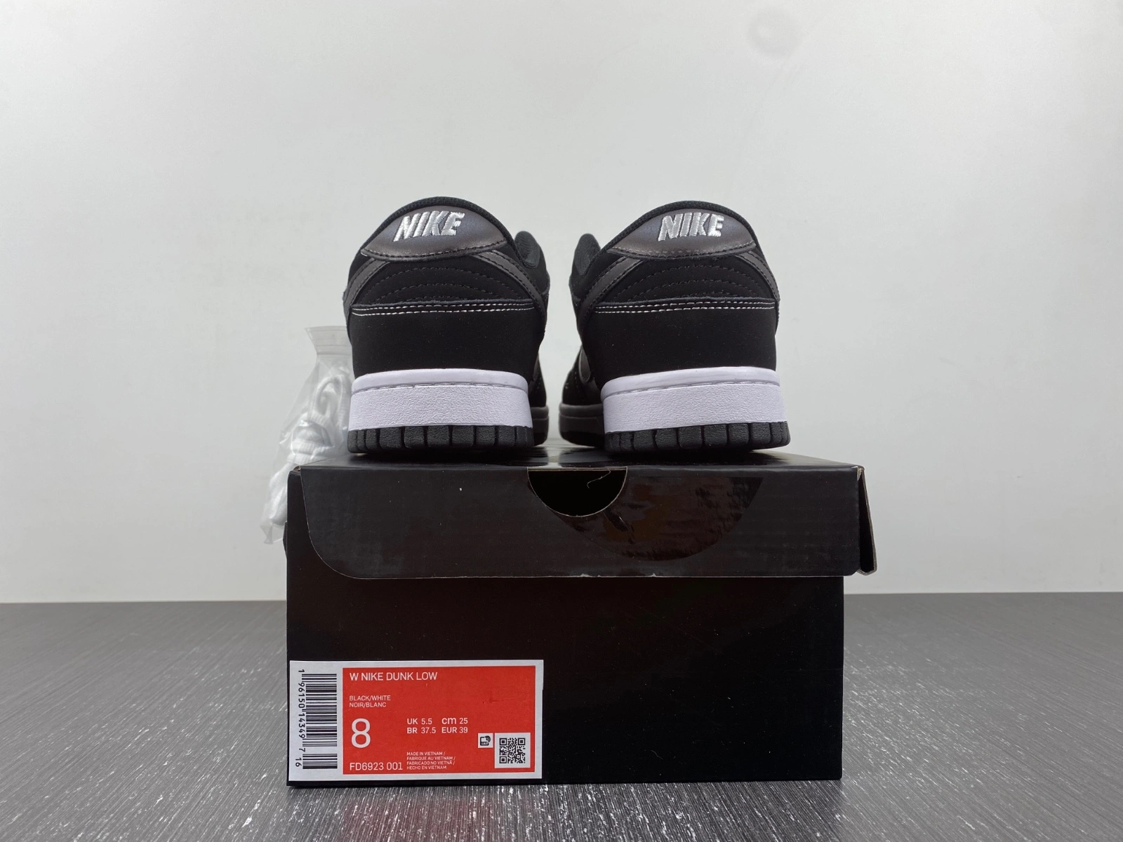 Dunk Low Airbrush Swoosh Black FD6923- SoftTouch 141