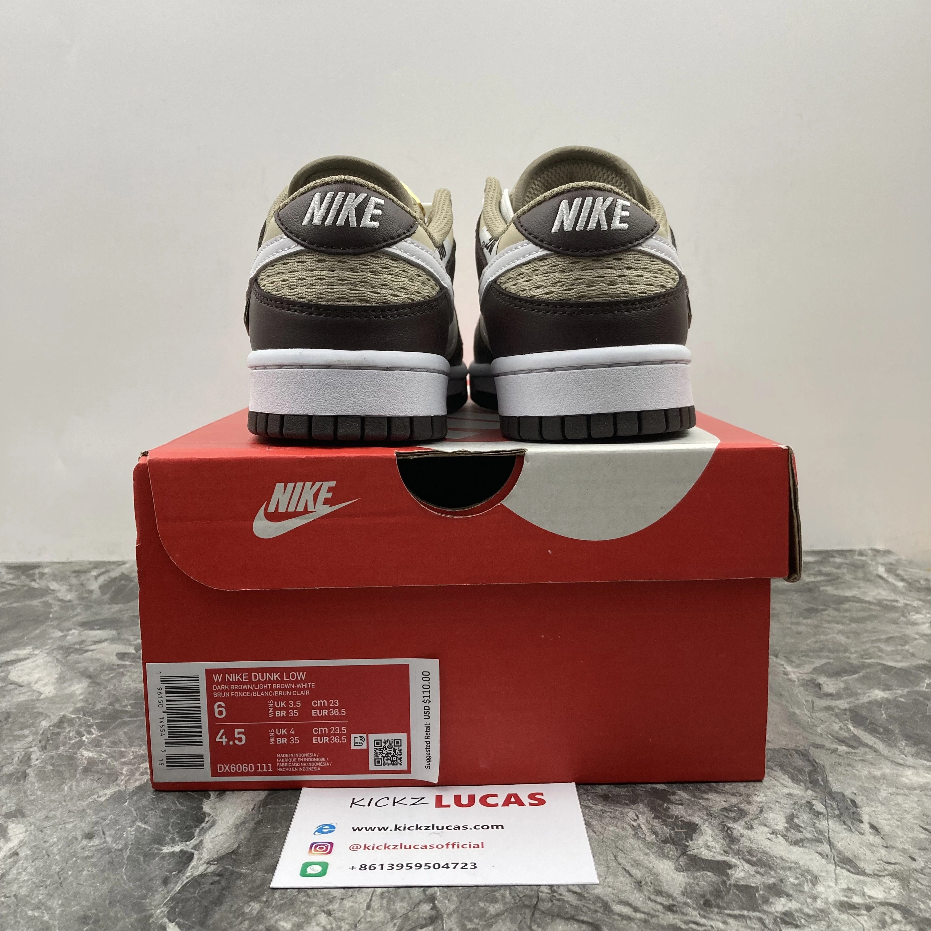 Dunk Low Brown Basalt DX6060- Modern 220