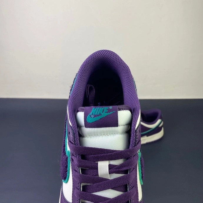 Dunk Low Chenille Swoosh Sail Grand Purple DQ7683- Vibrant 320