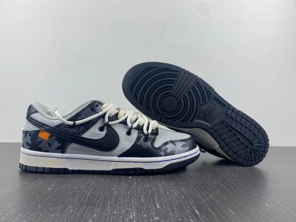 Timeless Dunk Low Customized Black DD3363- 343