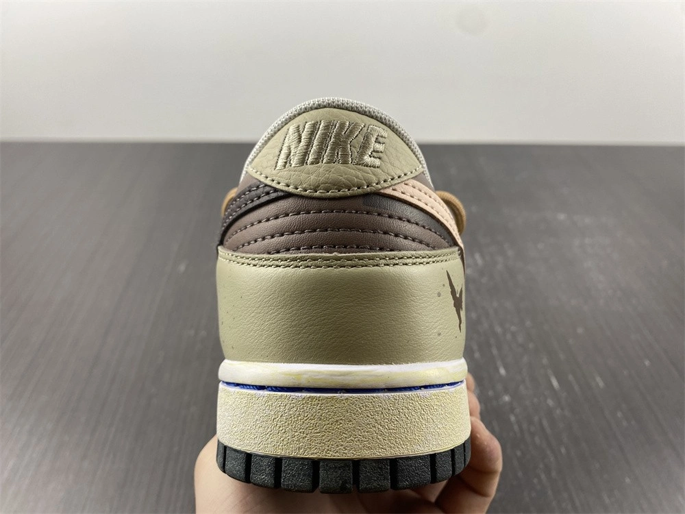 Effortless Dunk Low Customized Brown Pink DD3363- 341