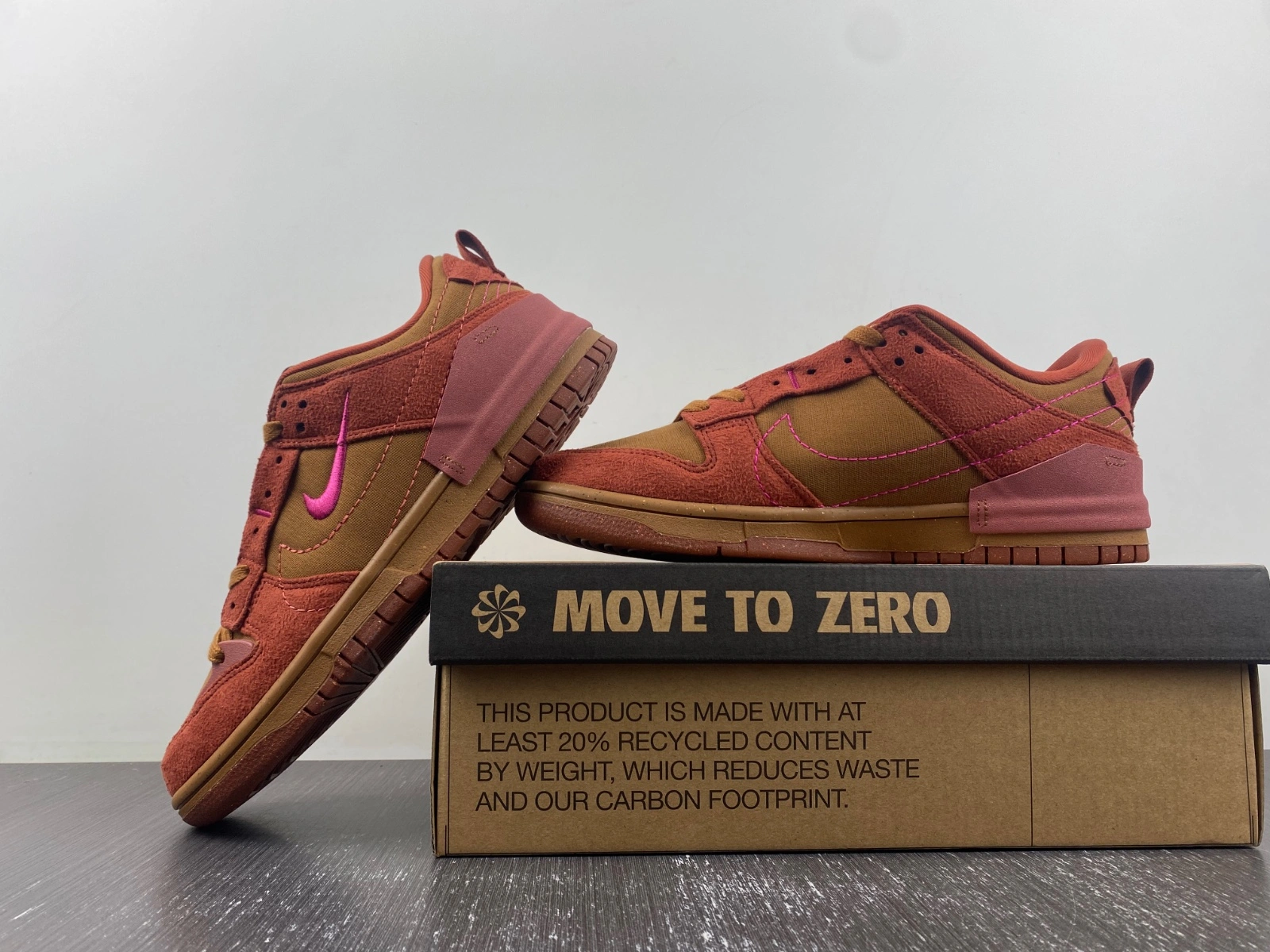 Dunk Low Disrupt 2 Desert Bronze Pink Prime DH4402- WrinkleFree 80