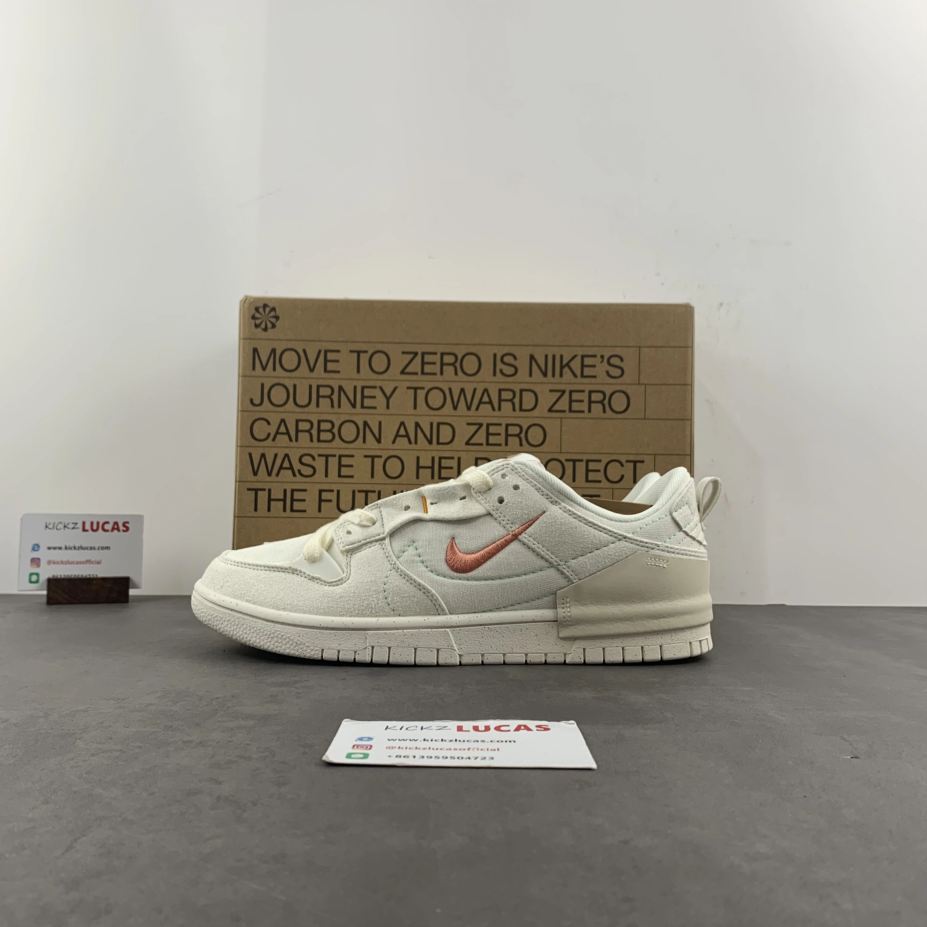 WrinkleFree Dunk Low Disrupt 2 Pale Ivory DH4402- 83