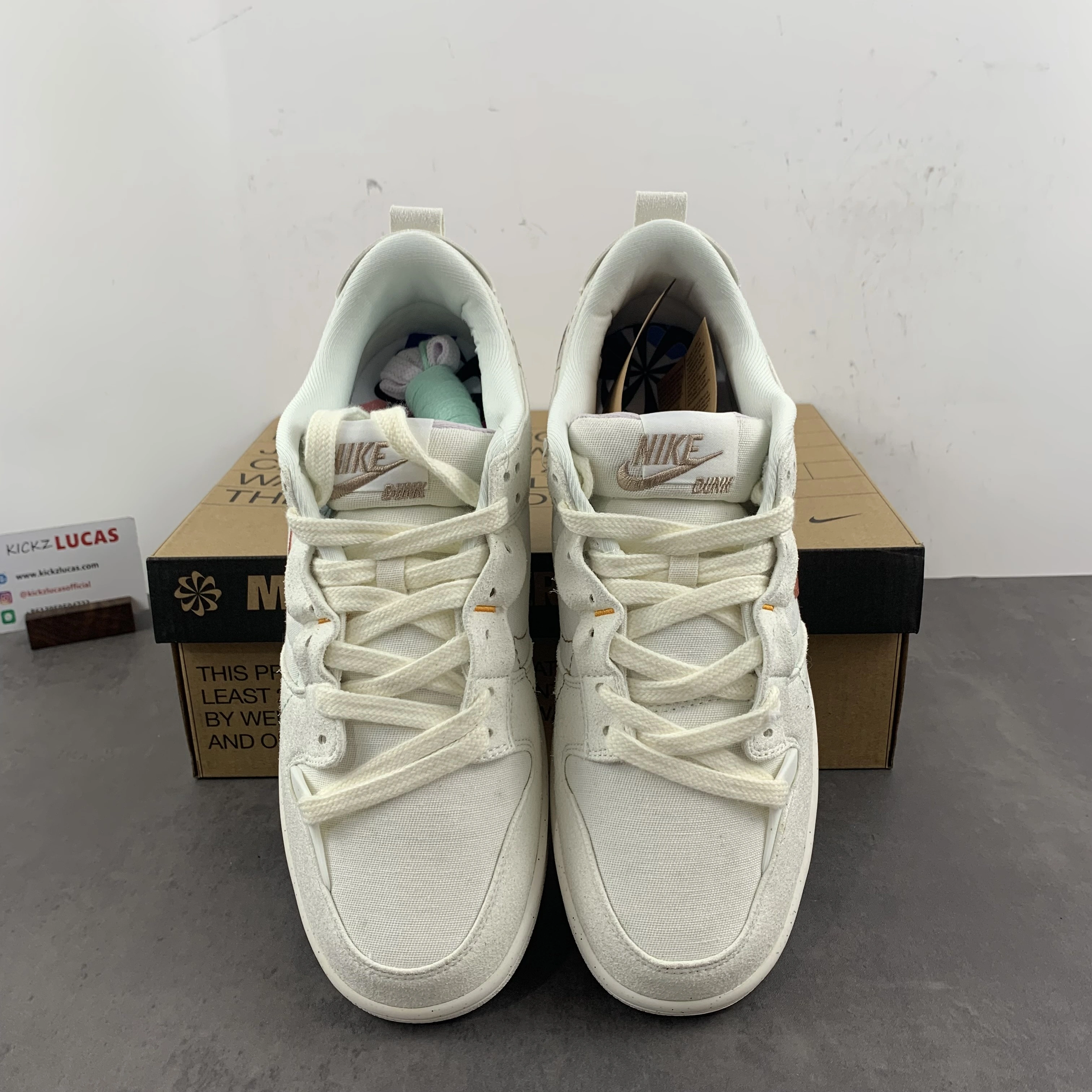WrinkleFree Dunk Low Disrupt 2 Pale Ivory DH4402- 83