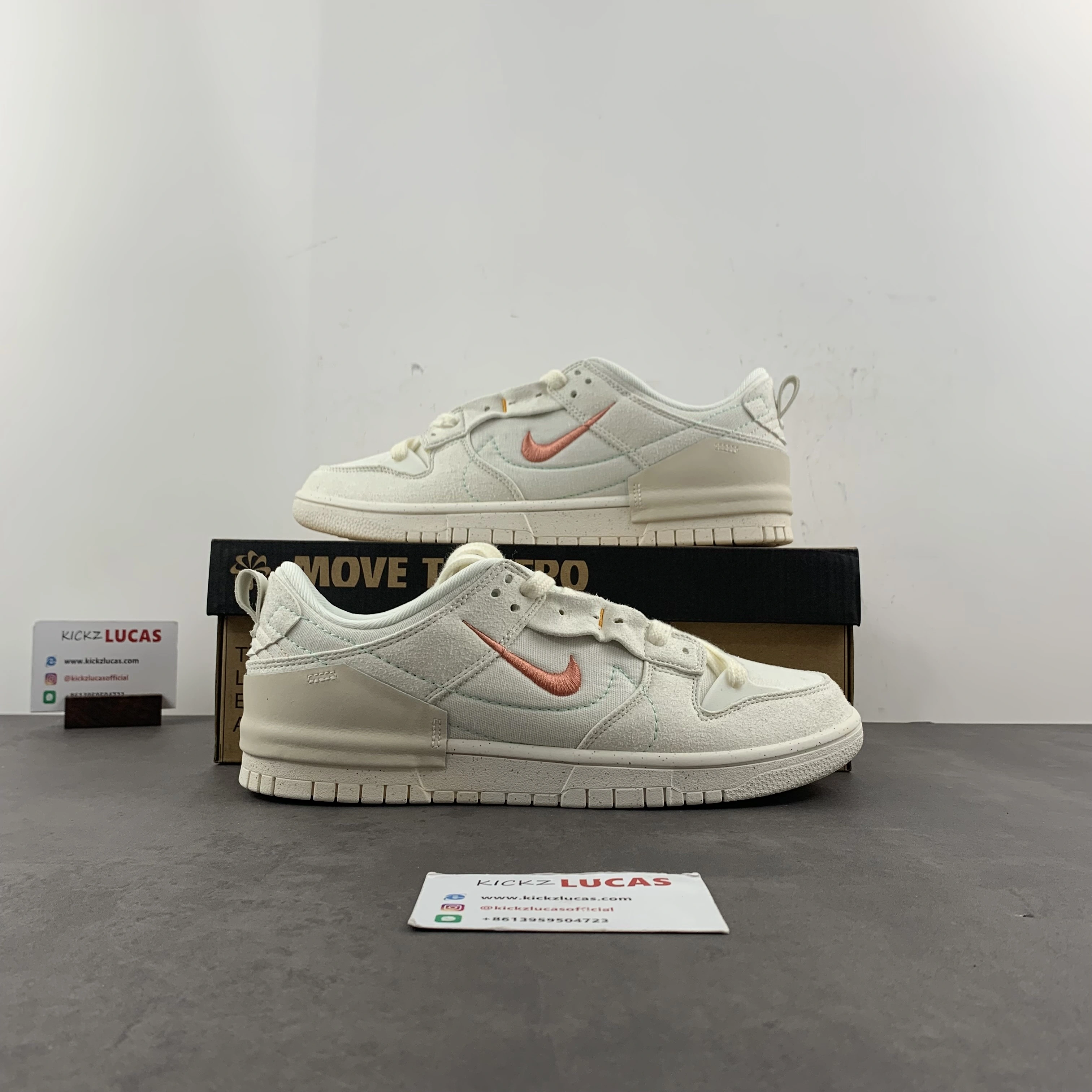 WrinkleFree Dunk Low Disrupt 2 Pale Ivory DH4402- 83