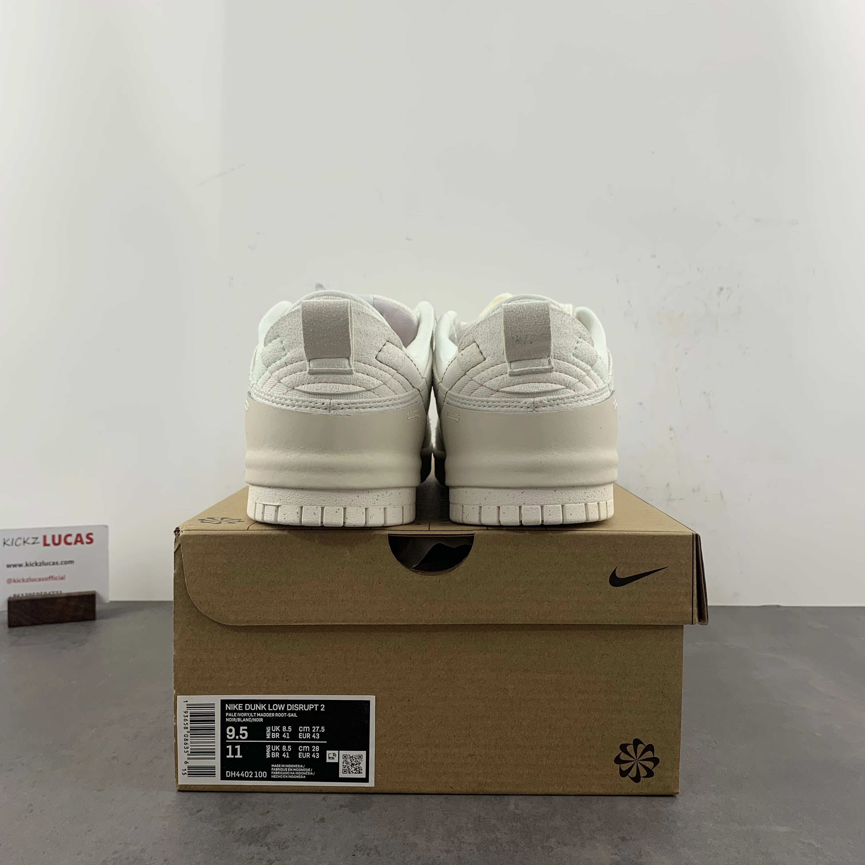 WrinkleFree Dunk Low Disrupt 2 Pale Ivory DH4402- 83