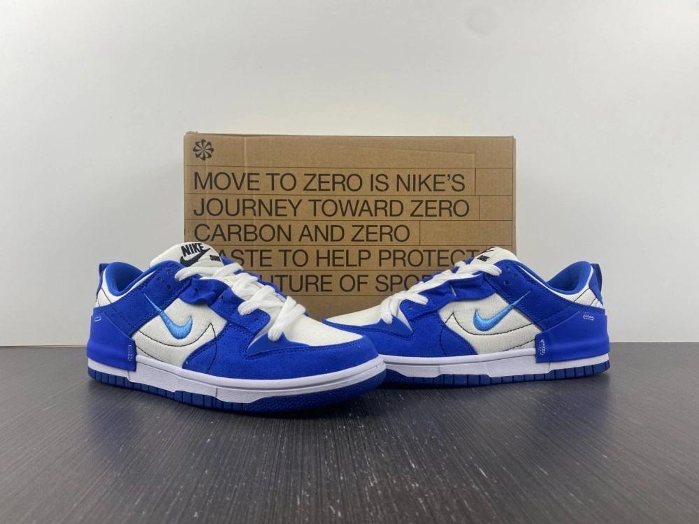 Dunk Low Disrupt 2 White University Blue DH4402- Versatile 374