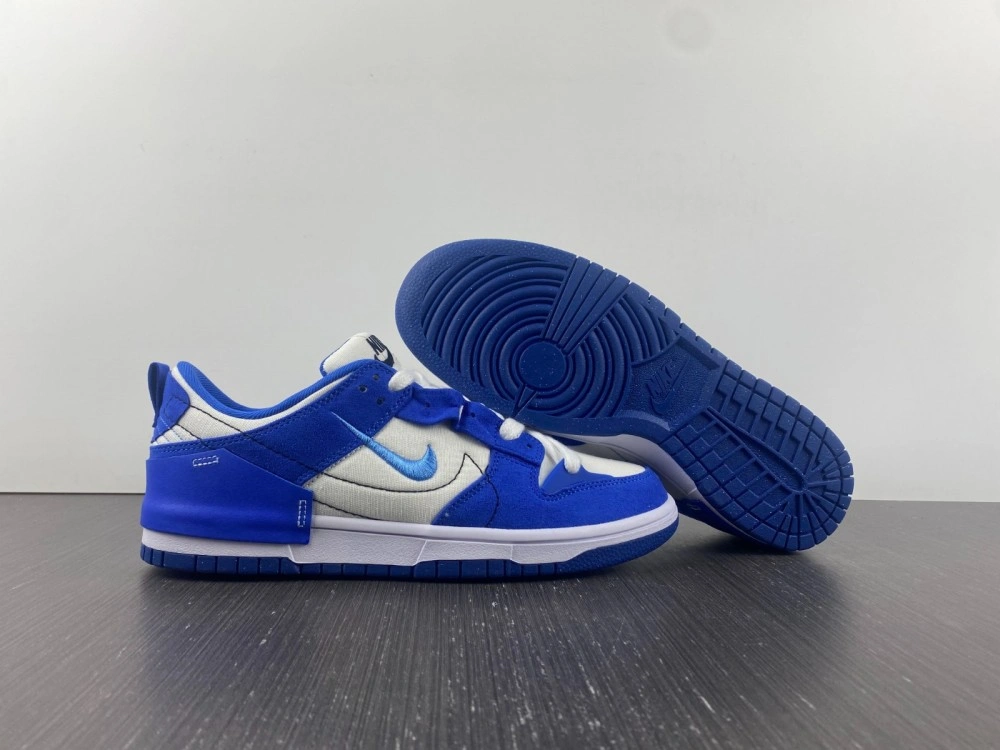 Dunk Low Disrupt 2 White University Blue DH4402- Versatile 374